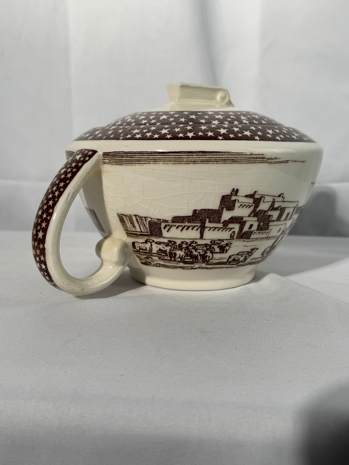 Our America- Vernon Kilns - Southwestern Pueblo - Teapot