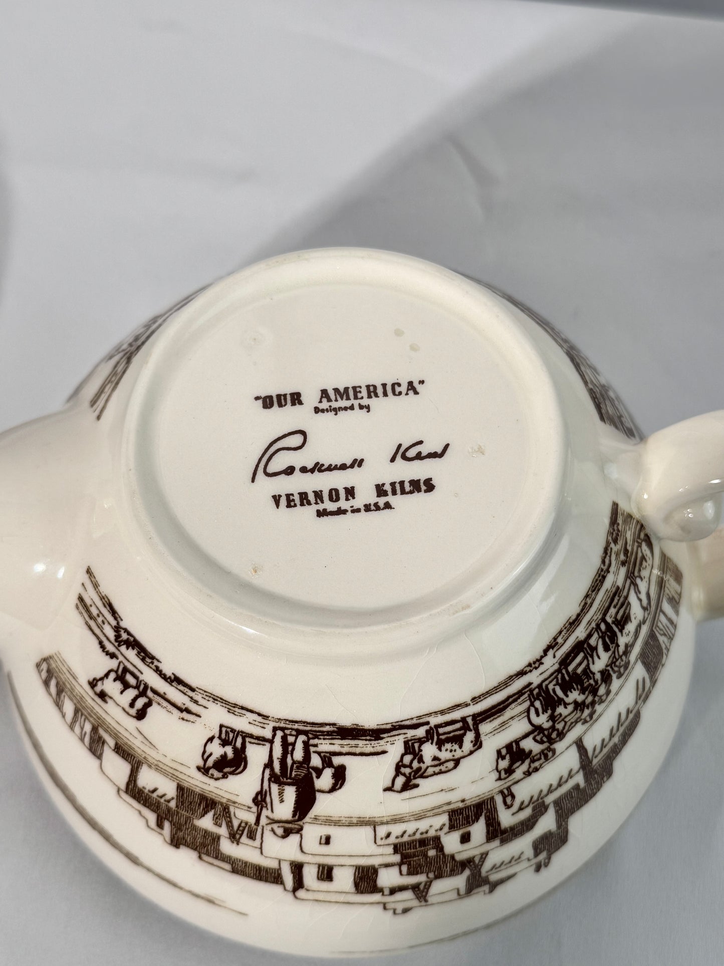 Our America- Vernon Kilns - Southwestern Pueblo - Teapot