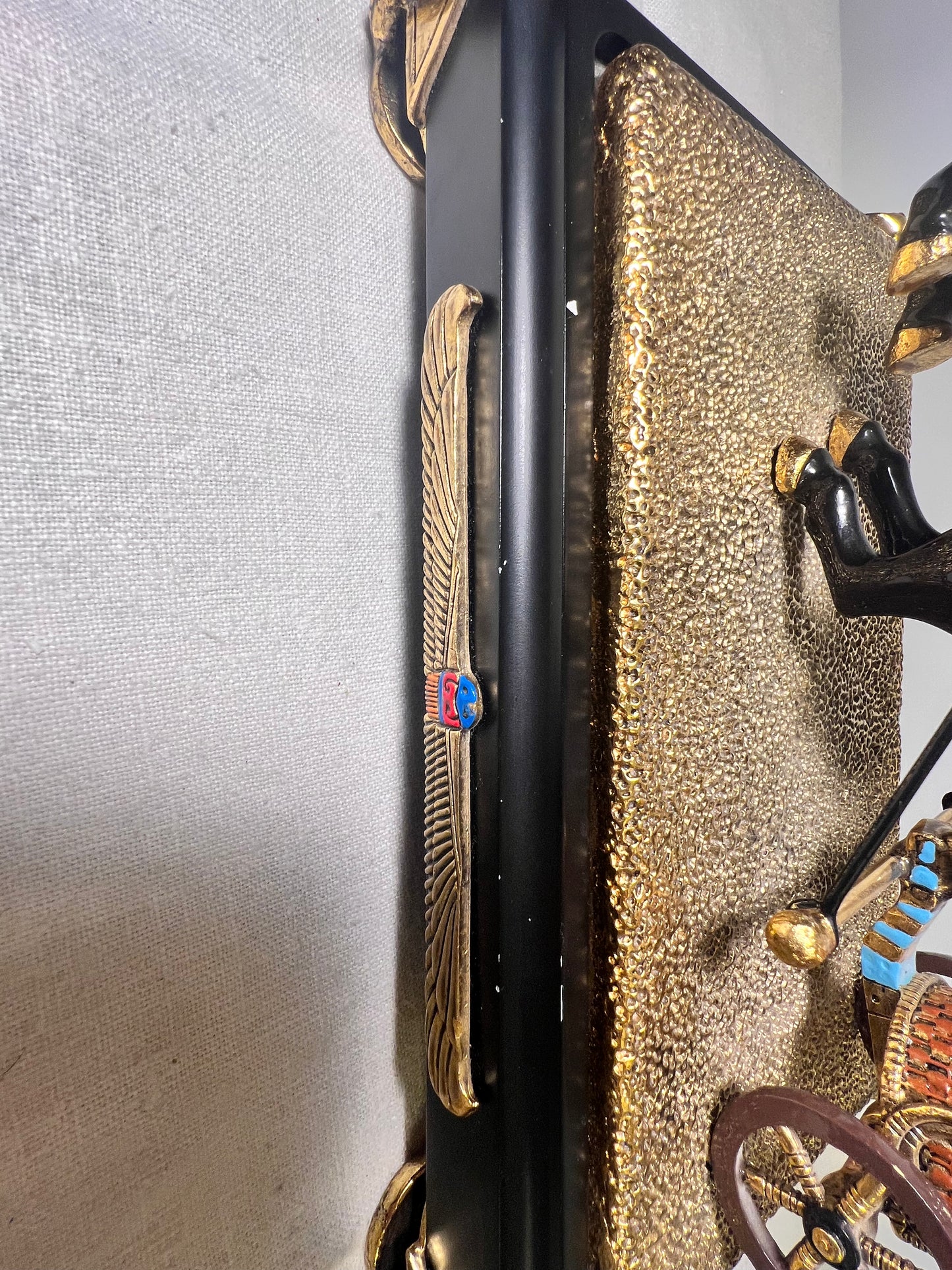 Ron Lee- Egyptian Yosemite Sam-chariot Carried by a horse- Signed a numbered 145 backlash 500–1994-looney Tunes – Warner Brothers 