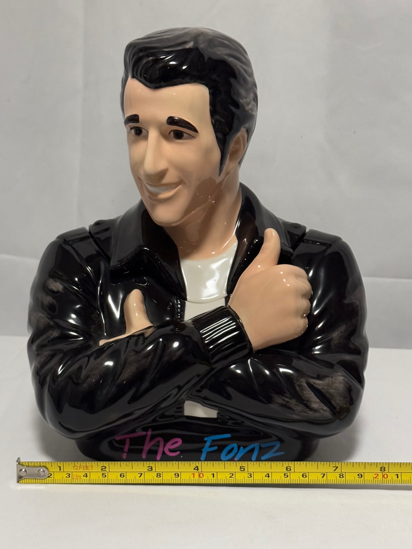 Happy Days The Fonz - 10” cookie Jar- Westland giftware-2011-item number 13566- original box