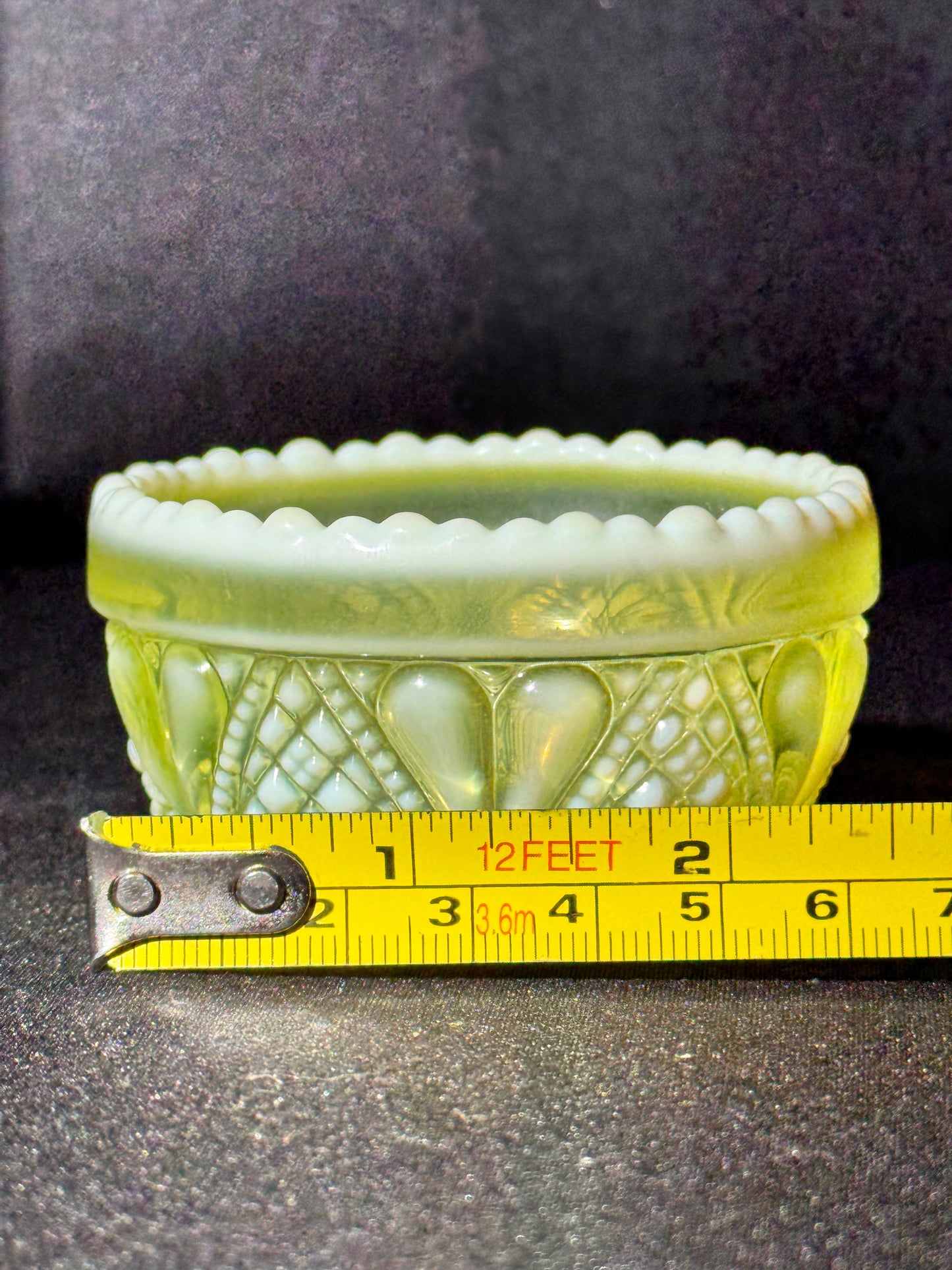 Uranium Davidson William and Mary Salt Cellar - EAPG