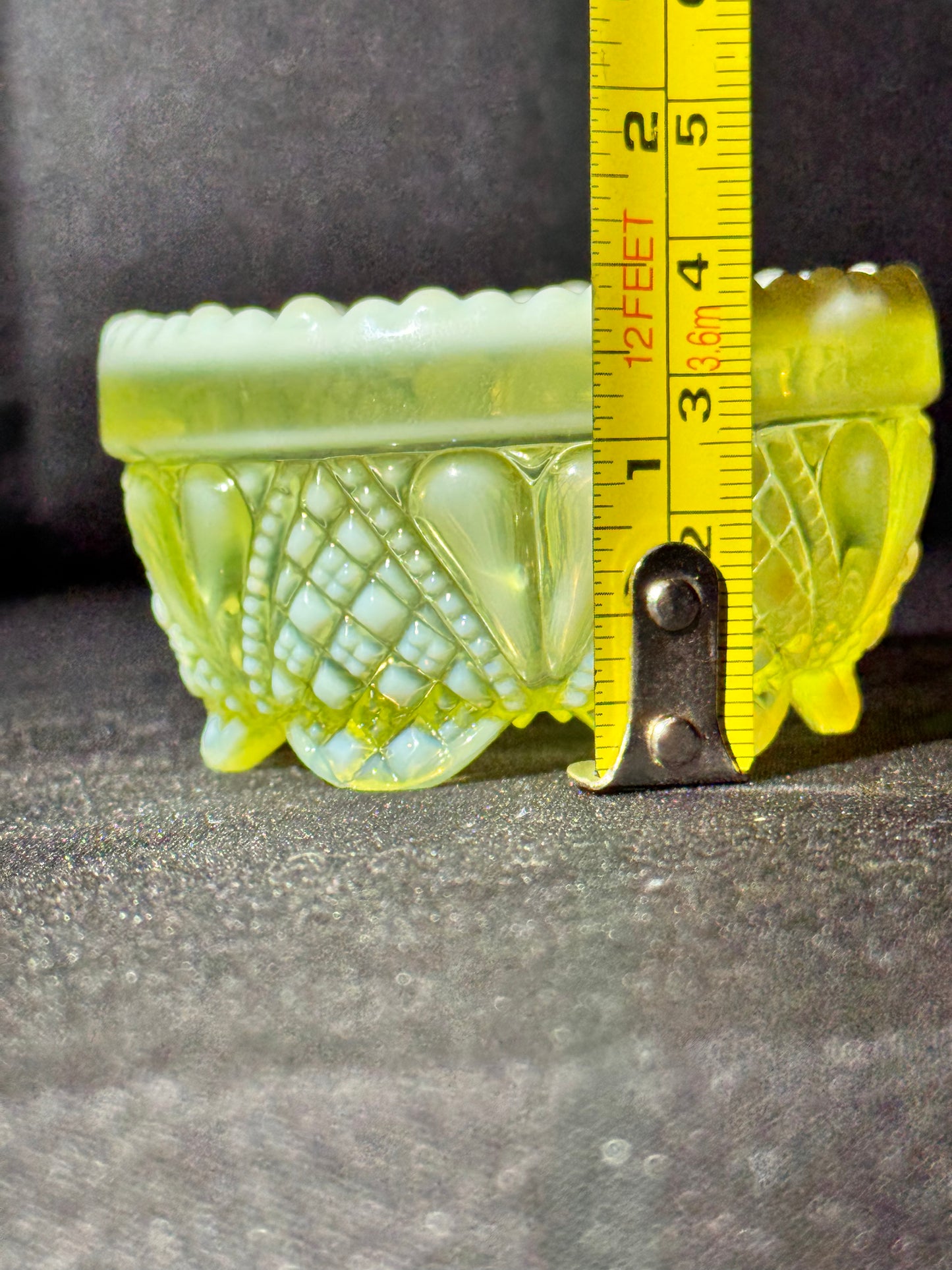 Uranium Davidson William and Mary Salt Cellar - EAPG