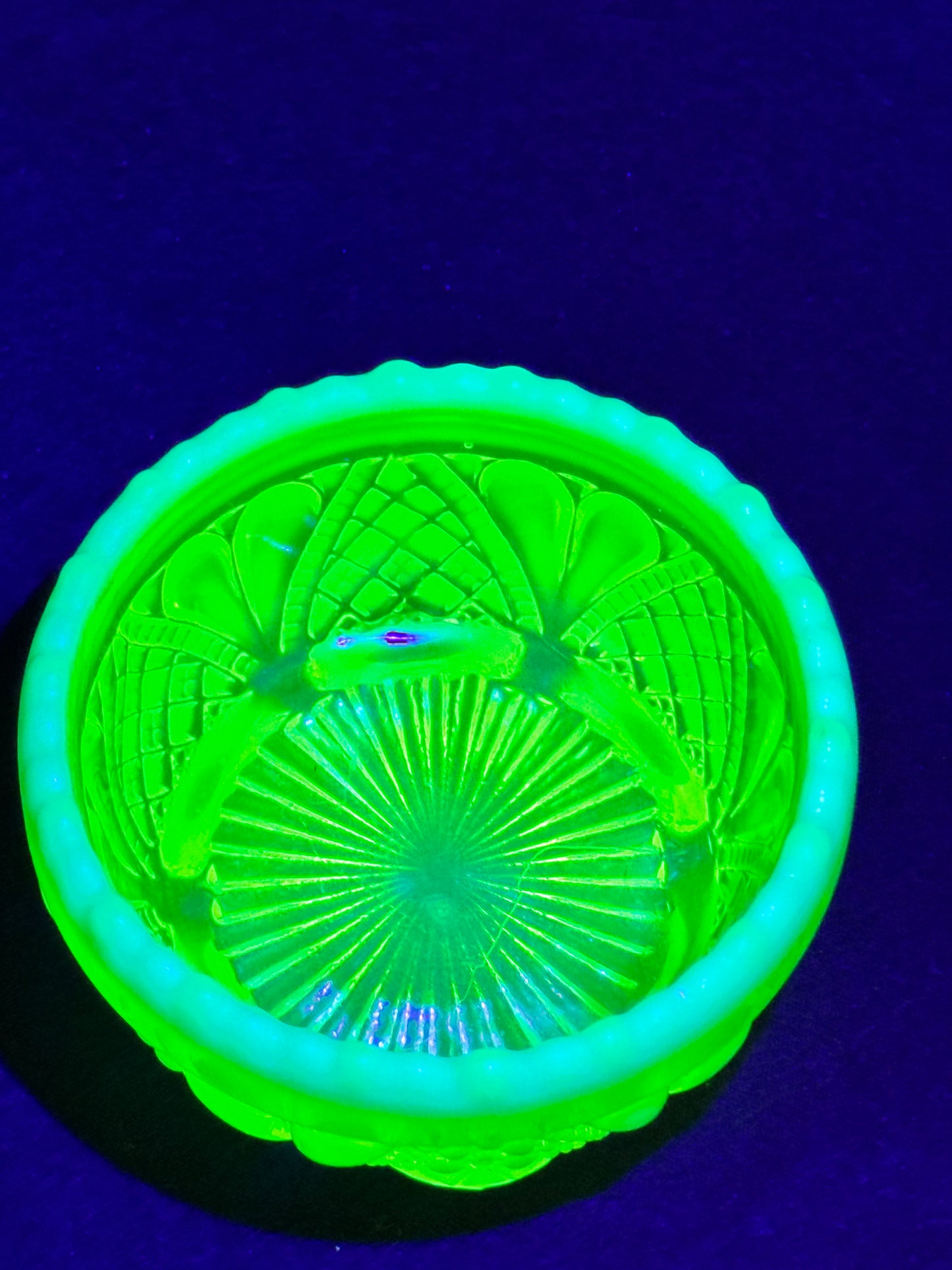 Uranium Davidson William and Mary Salt Cellar - EAPG