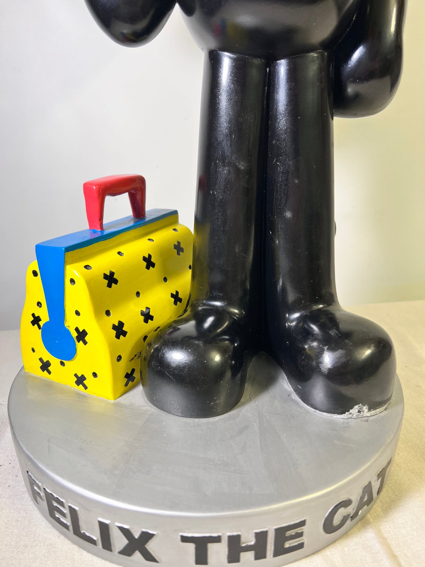 Rare - Felix The Cat- 20 1/2 “ Bosley Bobbers- limited edition- Genuine Collectible- Resin- Hand Painted