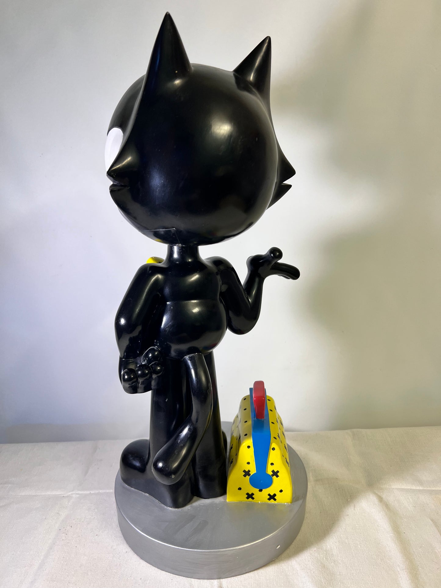 Rare - Felix The Cat- 20 1/2 “ Bosley Bobbers- limited edition- Genuine Collectible- Resin- Hand Painted