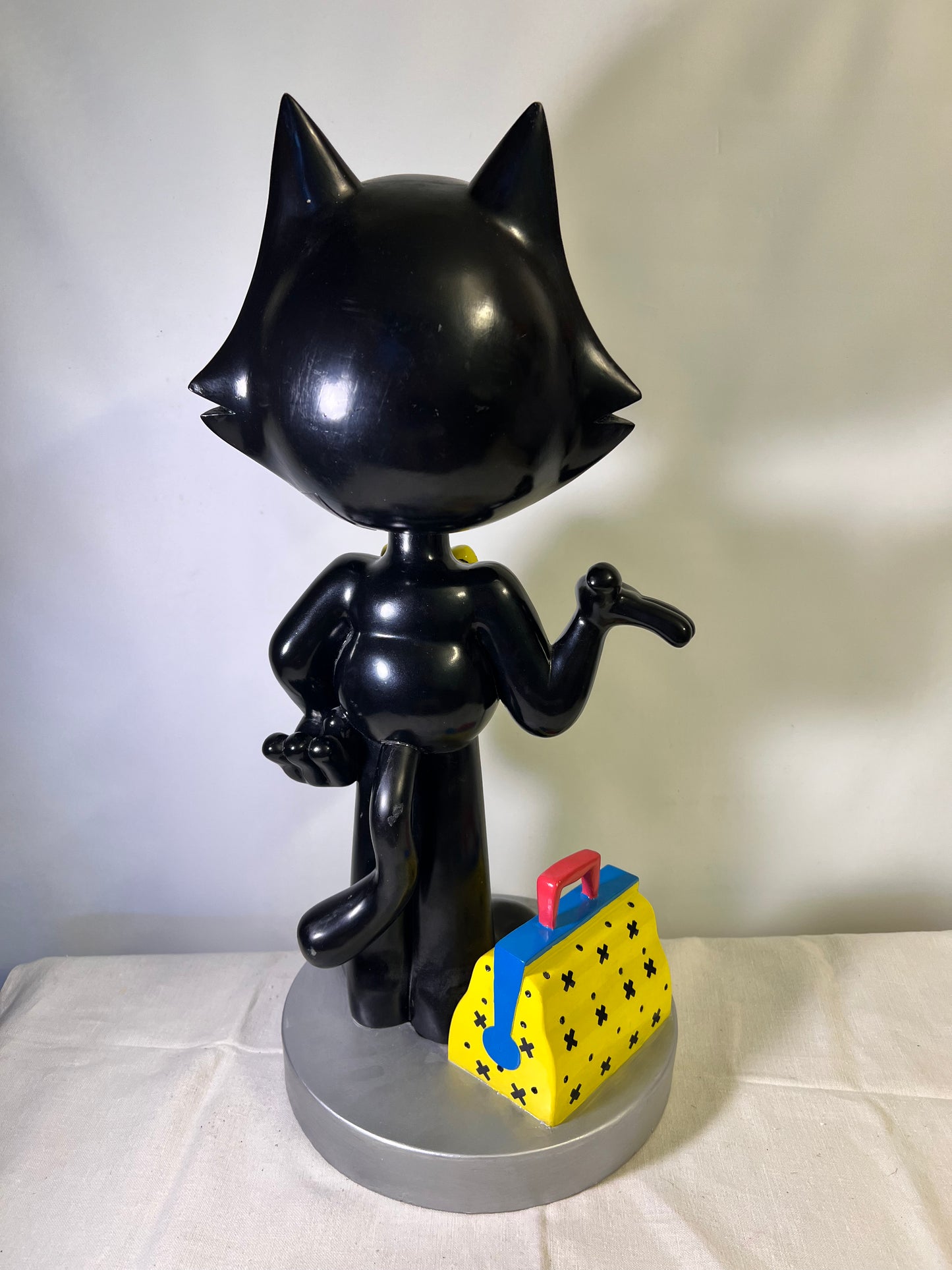 Rare - Felix The Cat- 20 1/2 “ Bosley Bobbers- limited edition- Genuine Collectible- Resin- Hand Painted