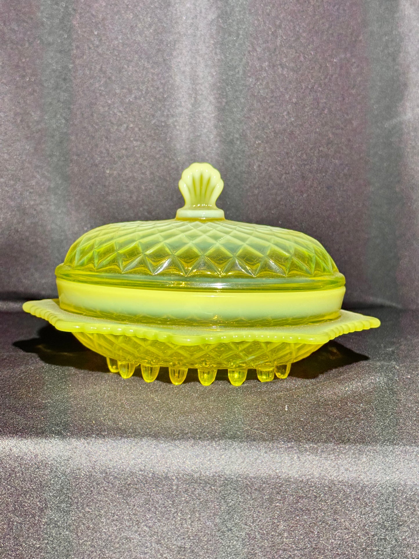 Antique Davidson Pearline Butter Dish – Quilted Pillow Sham Pattern No. 900 – c.1895