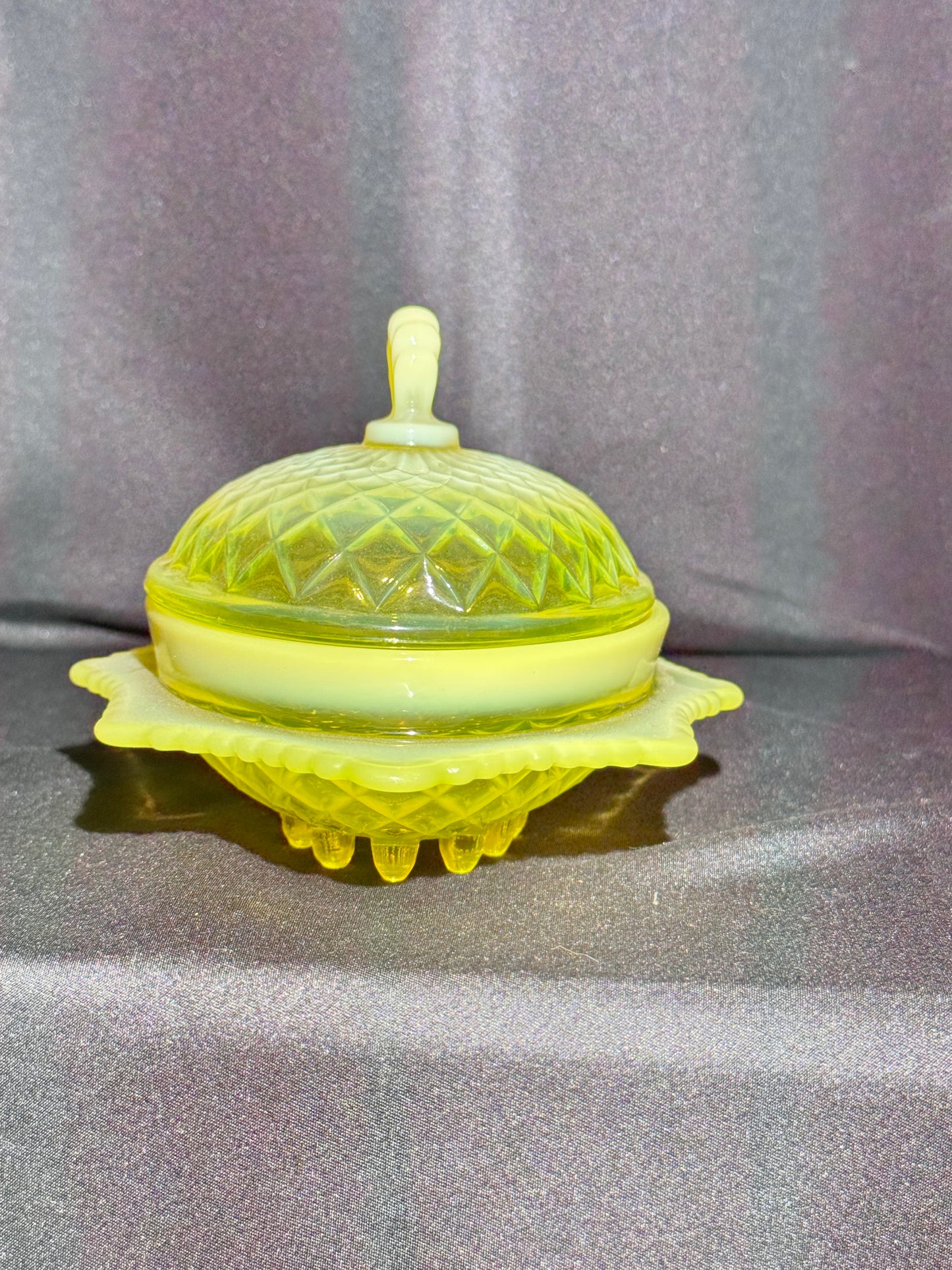 Antique Davidson Pearline Butter Dish – Quilted Pillow Sham Pattern No. 900 – c.1895