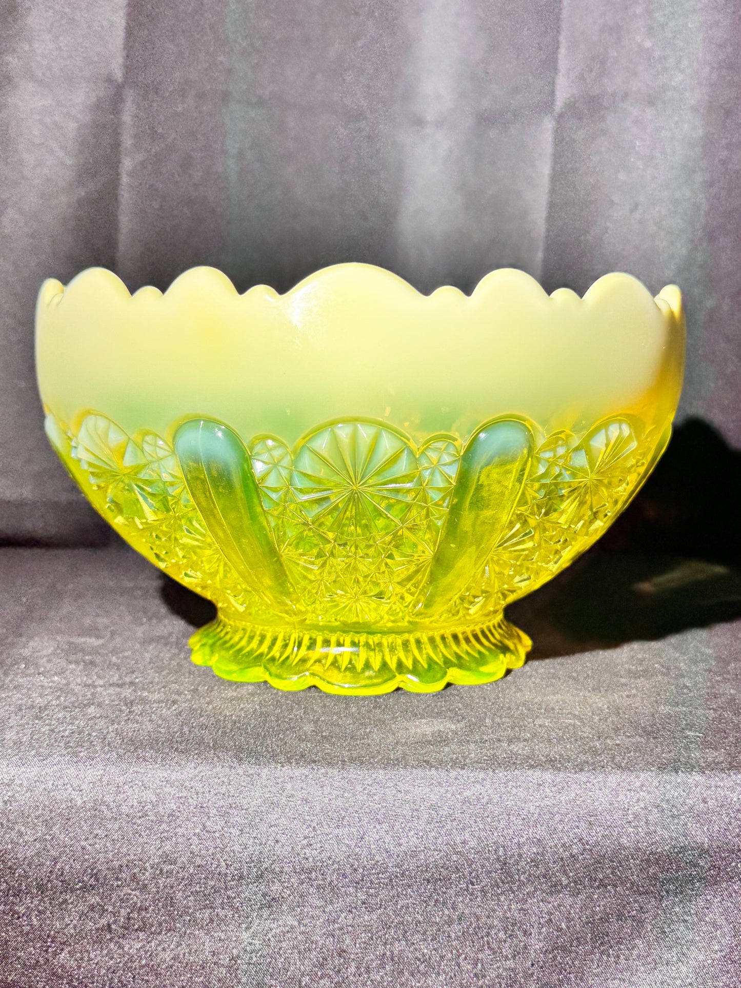 Uranium- Davidson Primrose - Lady Chippendale - Bowl - #176566