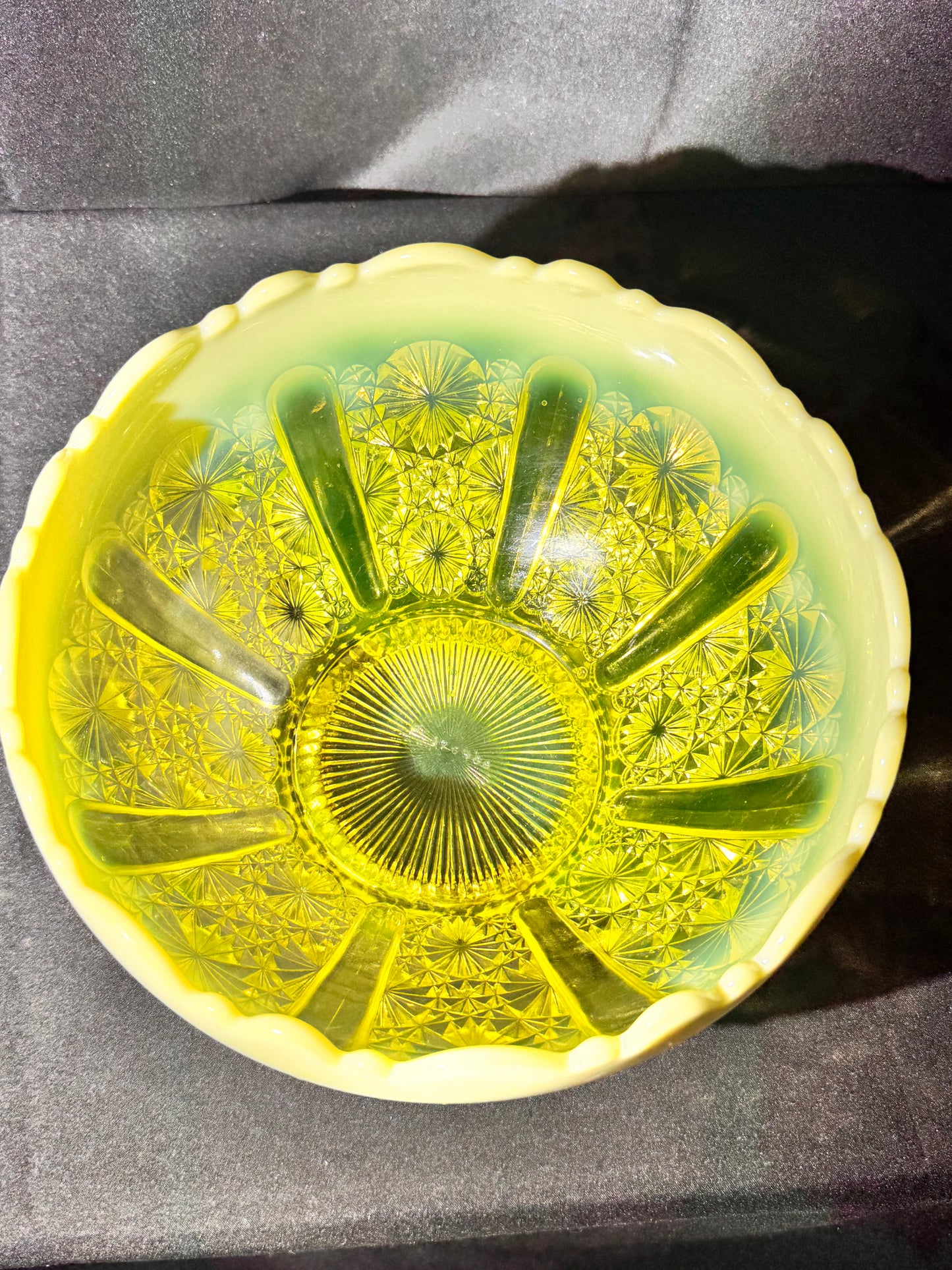 Uranium- Davidson Primrose - Lady Chippendale - Bowl - #176566