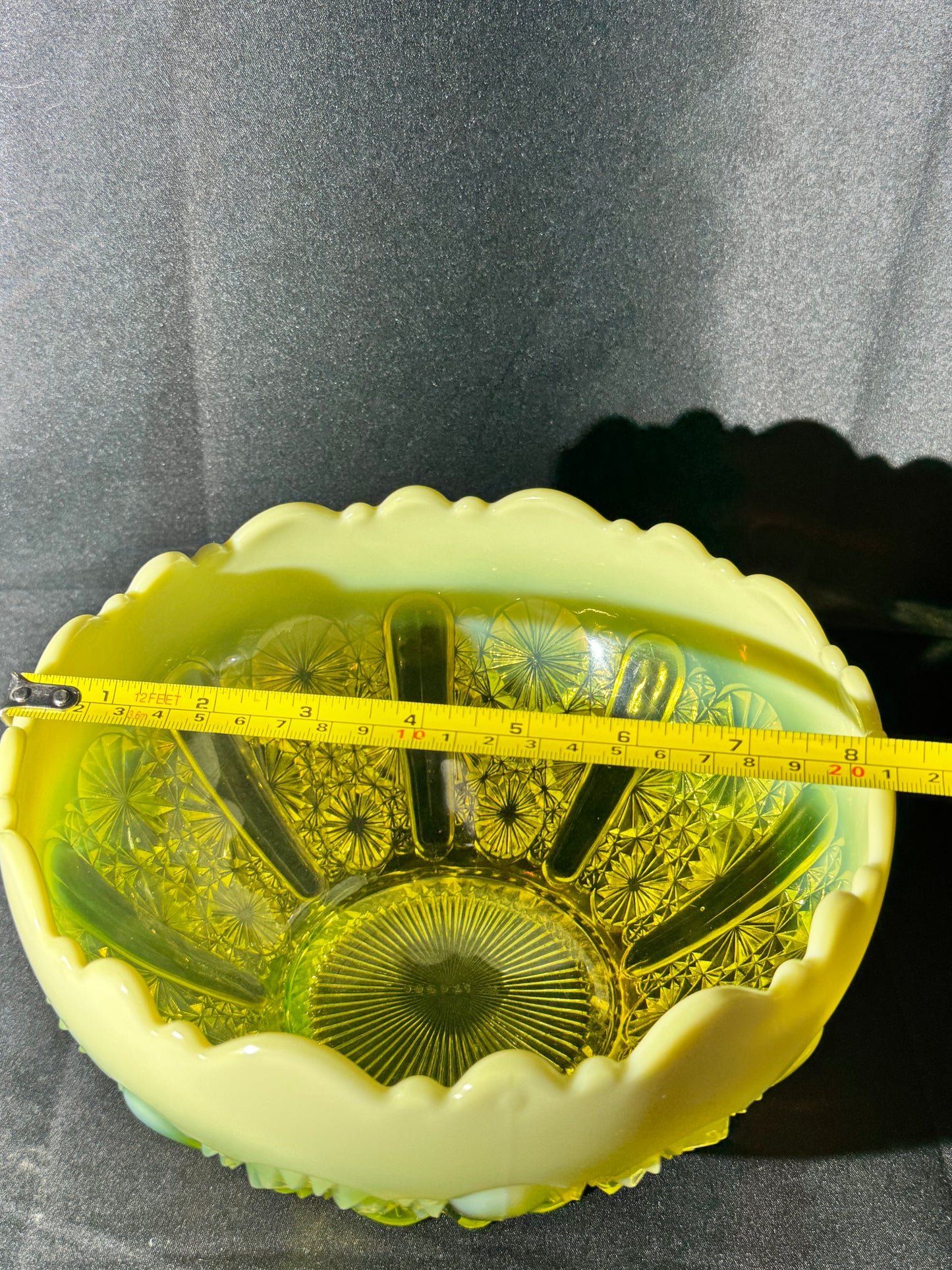 Uranium- Davidson Primrose - Lady Chippendale - Bowl - #176566