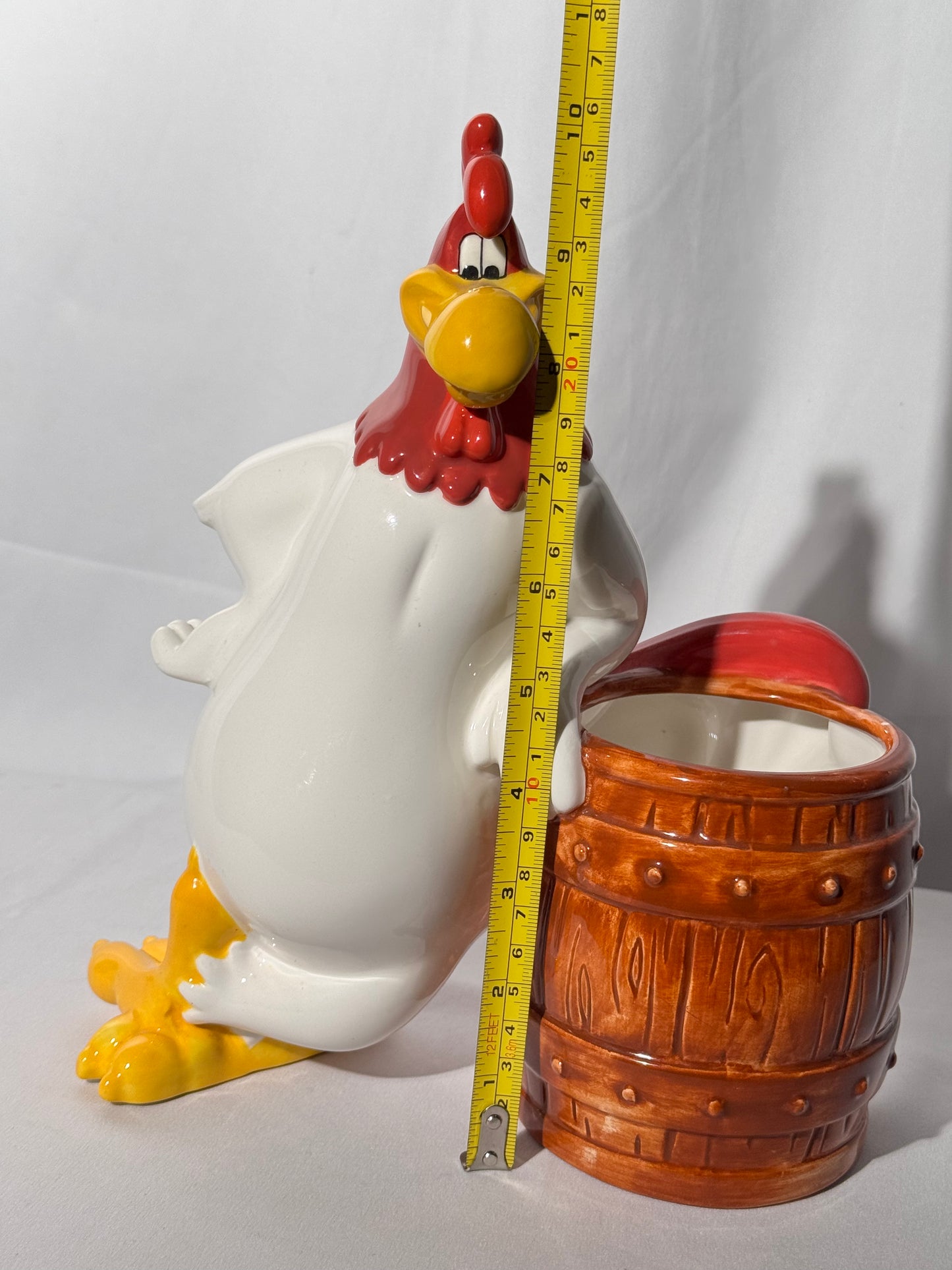 Foghorn Leghorn - utensil holder-Warner Brothers-Looney Tunes 1996-no chips, cracks or crazing