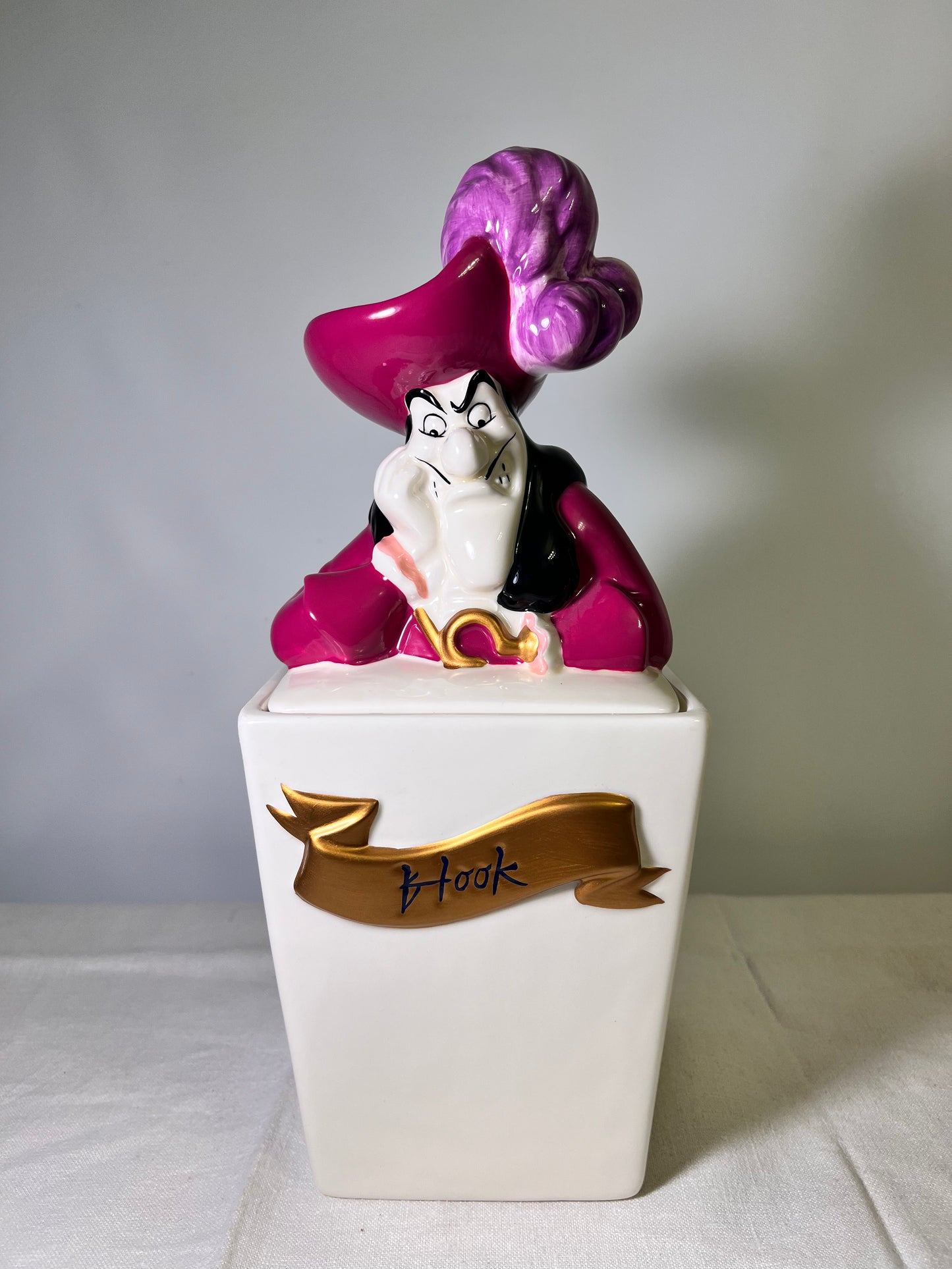 Captain Hook- 13” Cookie Jar- Disney-Peter Pan