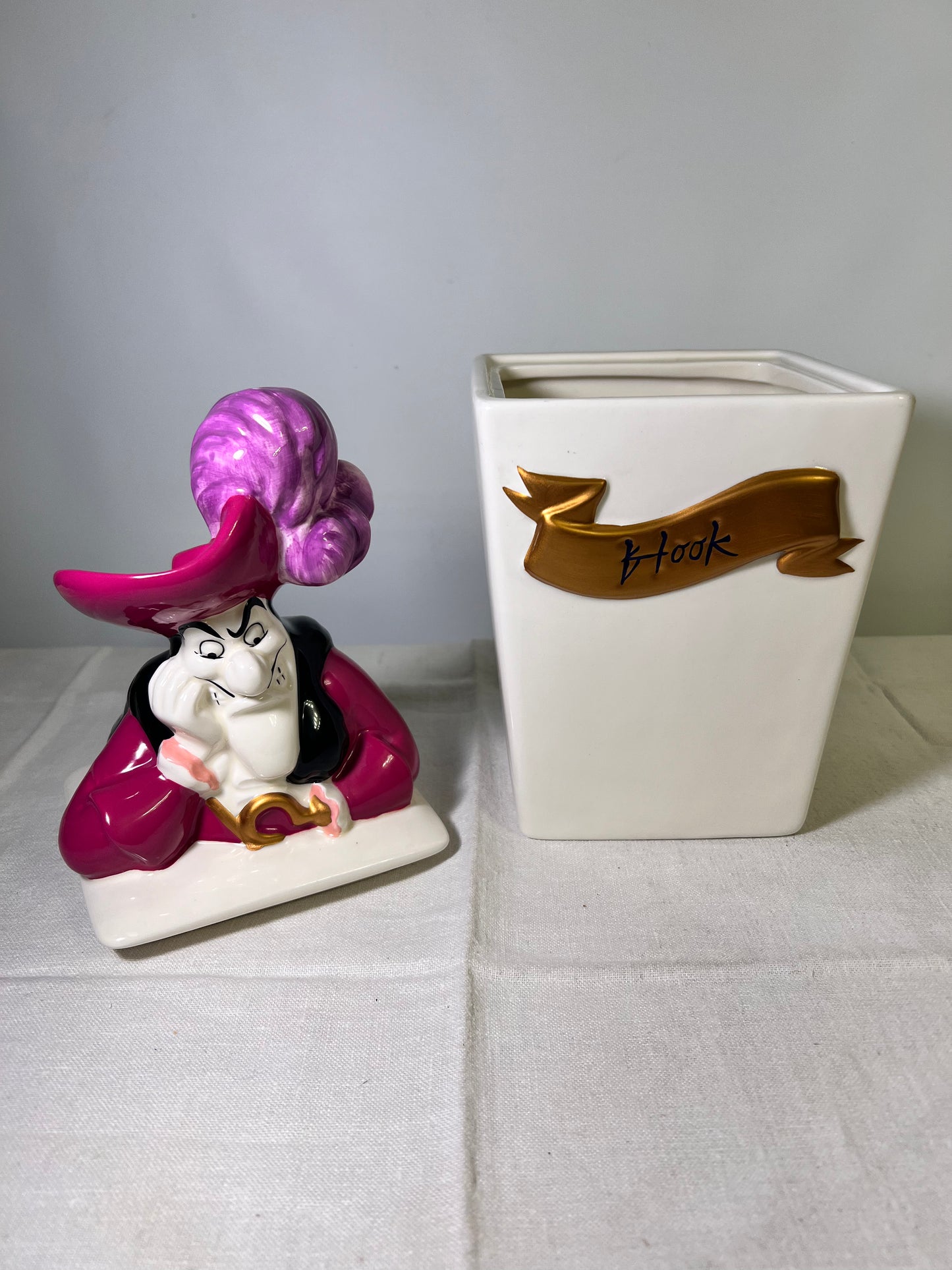 Captain Hook- 13” Cookie Jar- Disney-Peter Pan