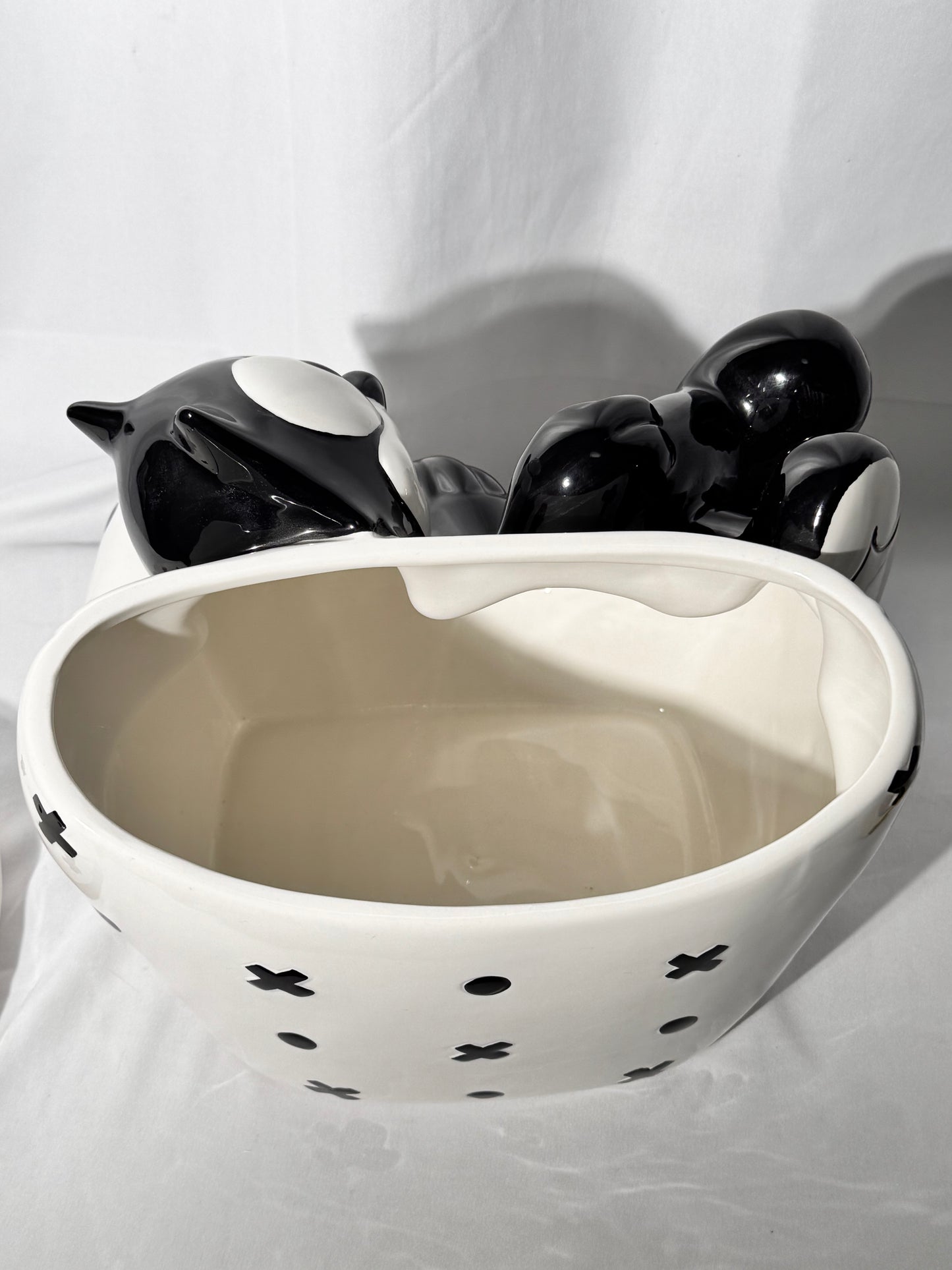Felix the Cat - 9 1/2” Cookie jar - Clay Art -1997