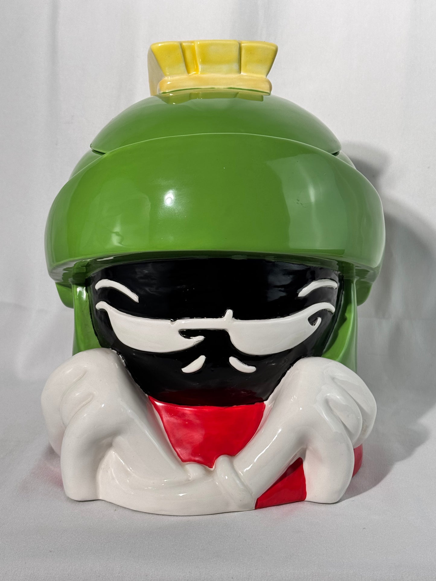 Marvin the Martian- 10 1/2” Cookie jar - Warner Brothers- Looney Tunes