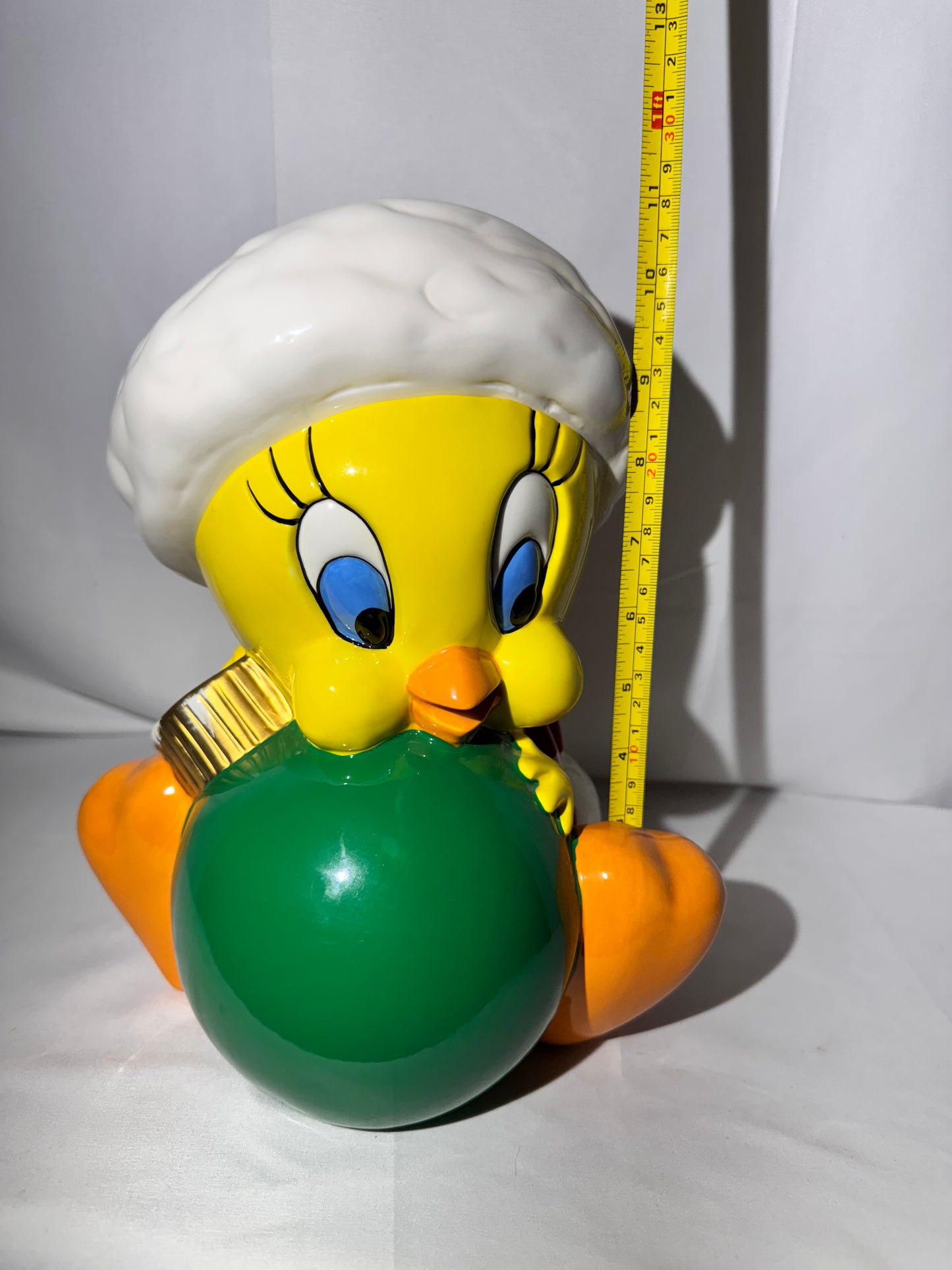 Tweety Bird- Cookie Jar - Warner Brothers- Looney Tunes- Christmas