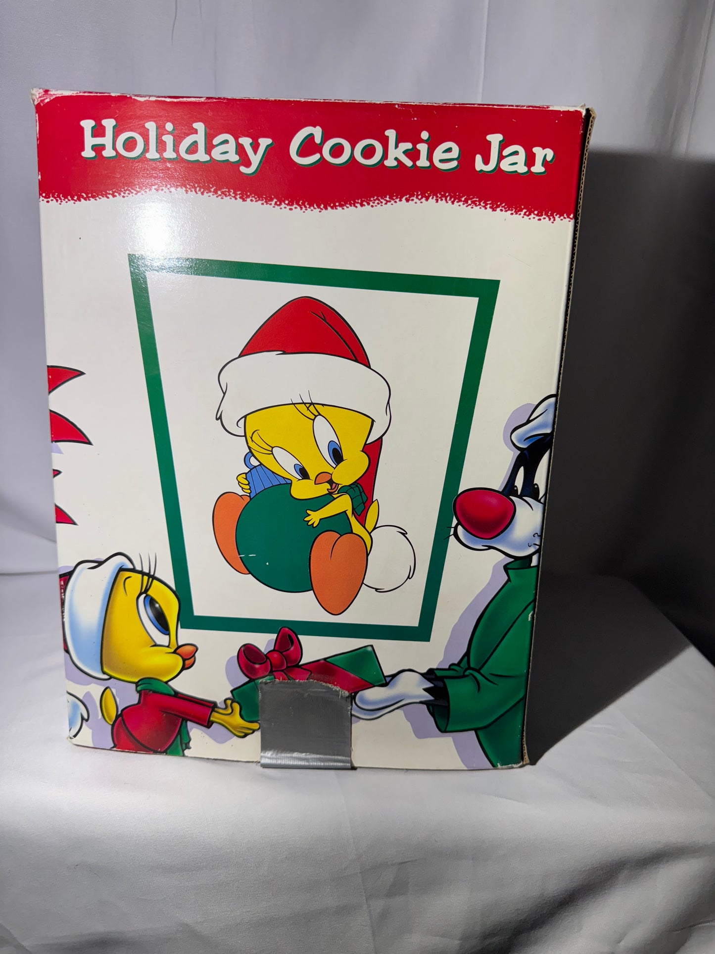 Tweety Bird- Cookie Jar - Warner Brothers- Looney Tunes- Christmas