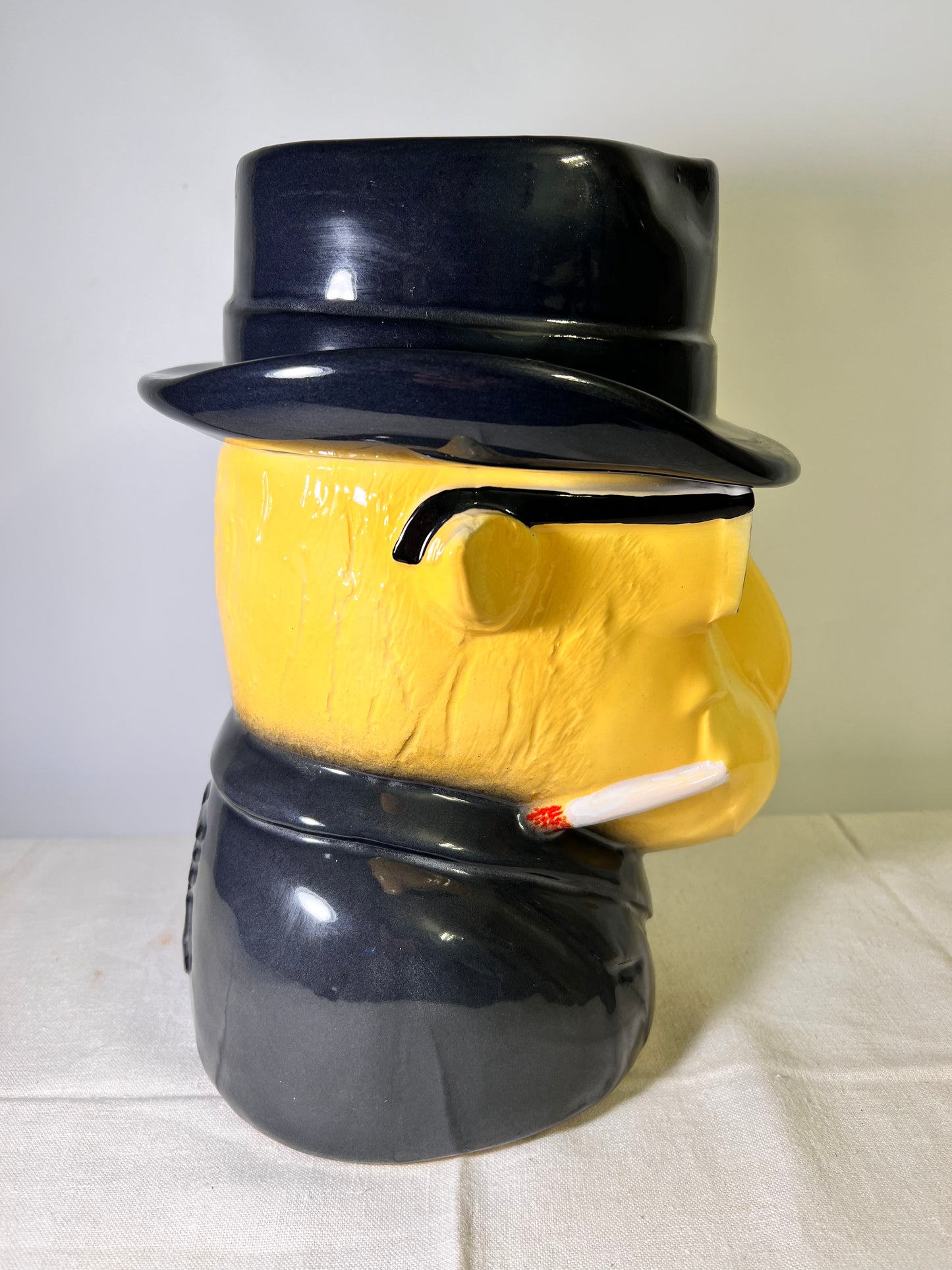Joe Cool Camel- 11 1/2” Cookie Jar-Black hat and jacket