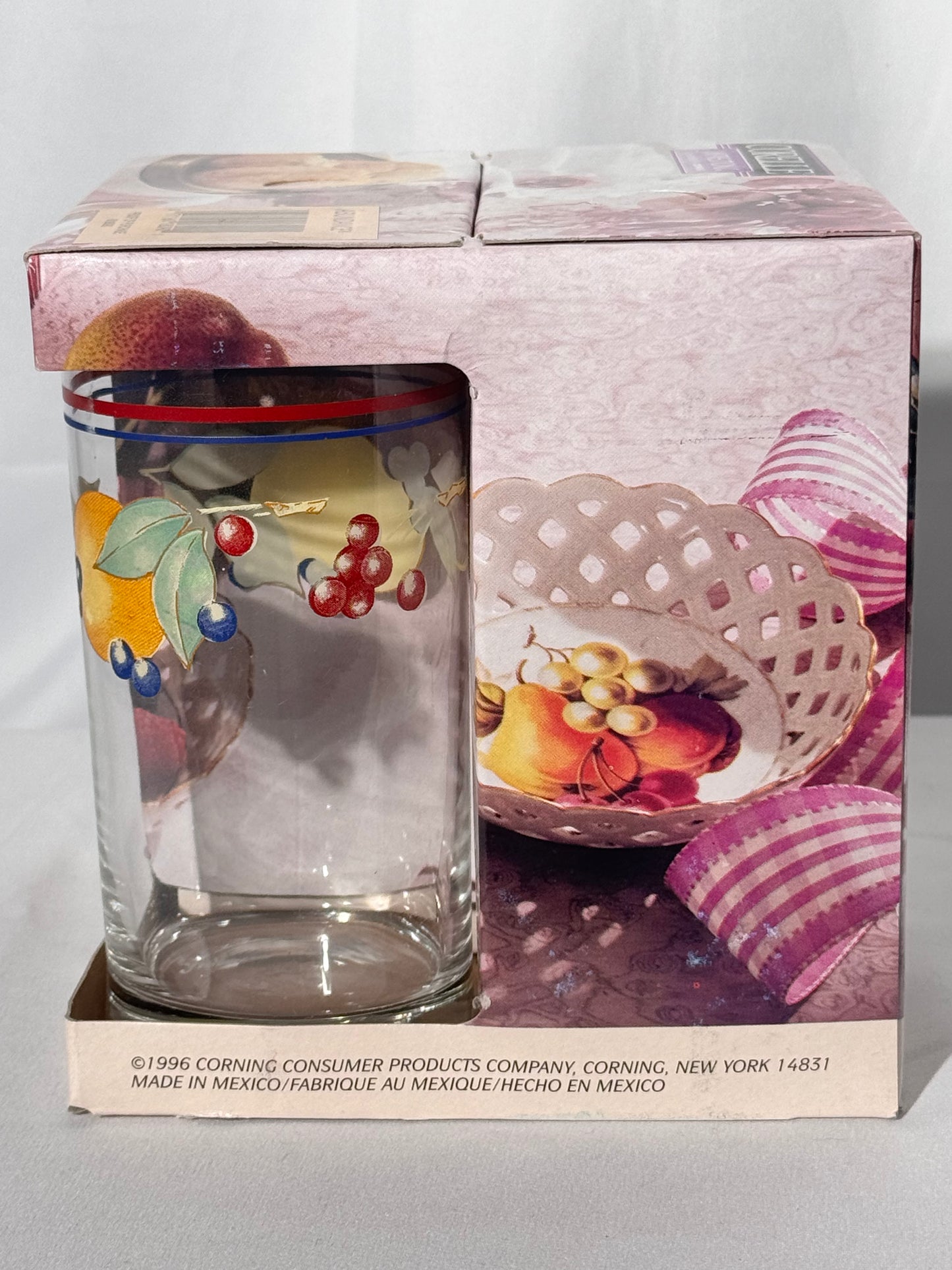 Corelle impression Glassware by Corning - Abundance - Set of Four - 16oz glasses