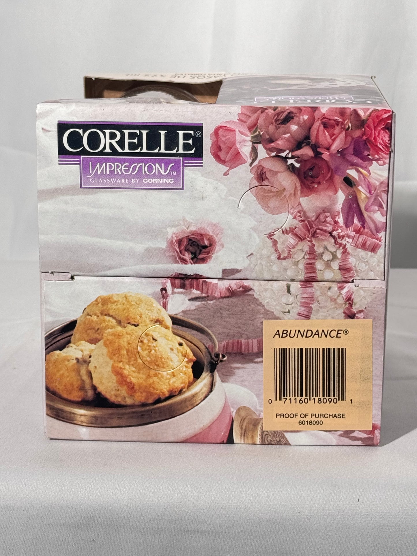 Corelle impression Glassware by Corning - Abundance - Set of Four - 16oz glasses