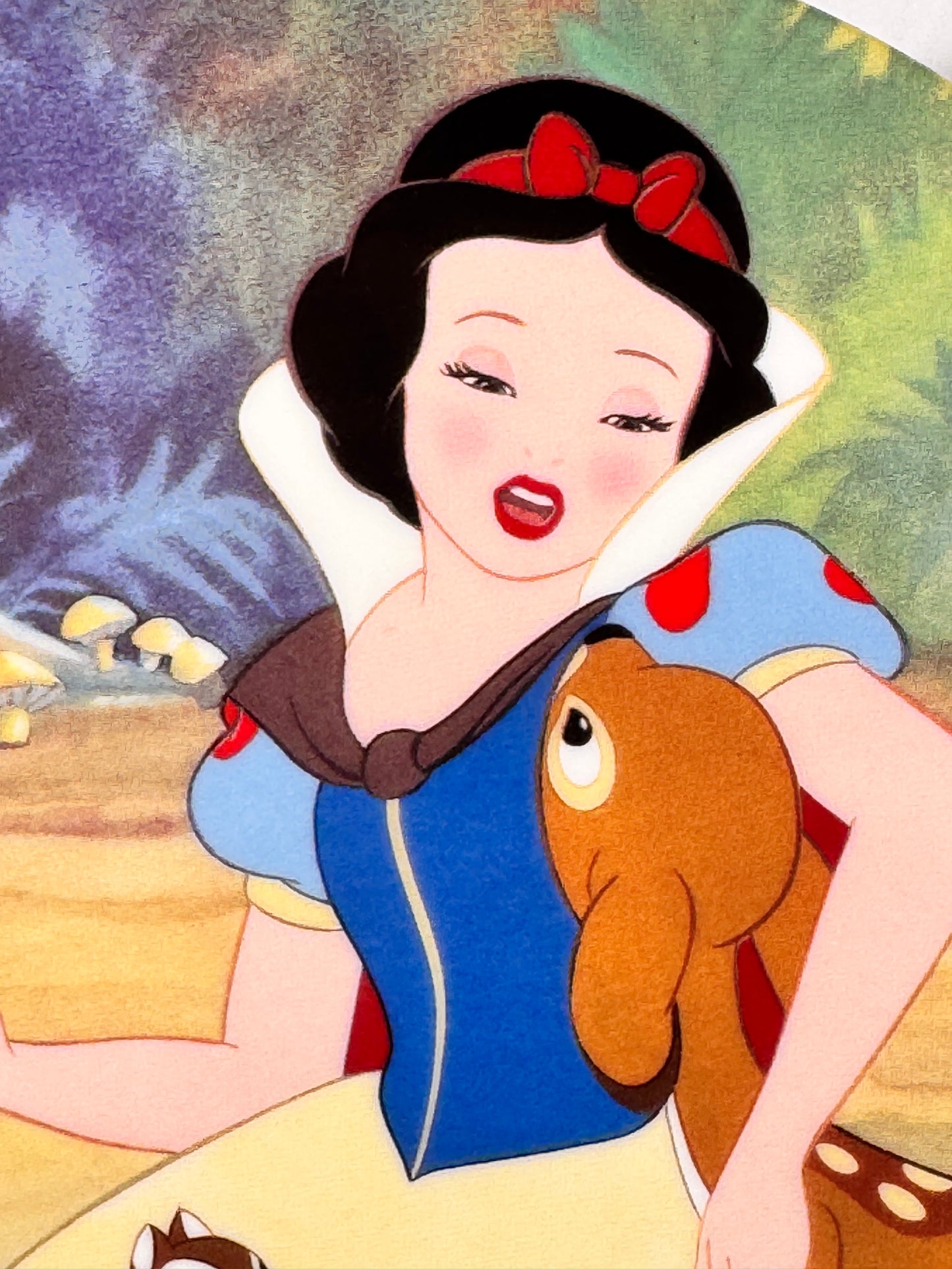 Snow White-collectors plate-with a smile in a song-plate number 8141C- Walt Disney-Knowles
