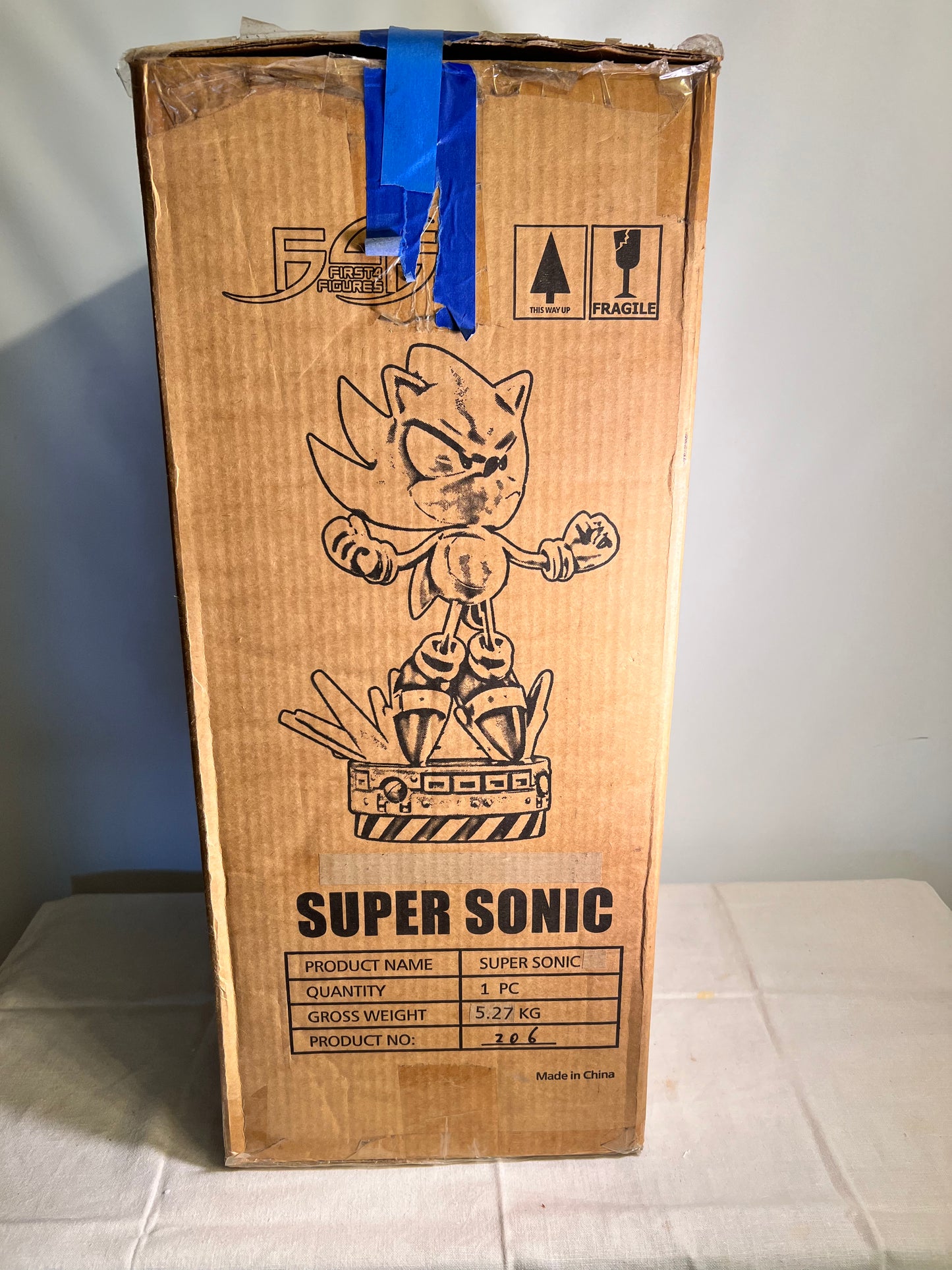 Super Sonic - 15” First 4 figure-limited edition #206