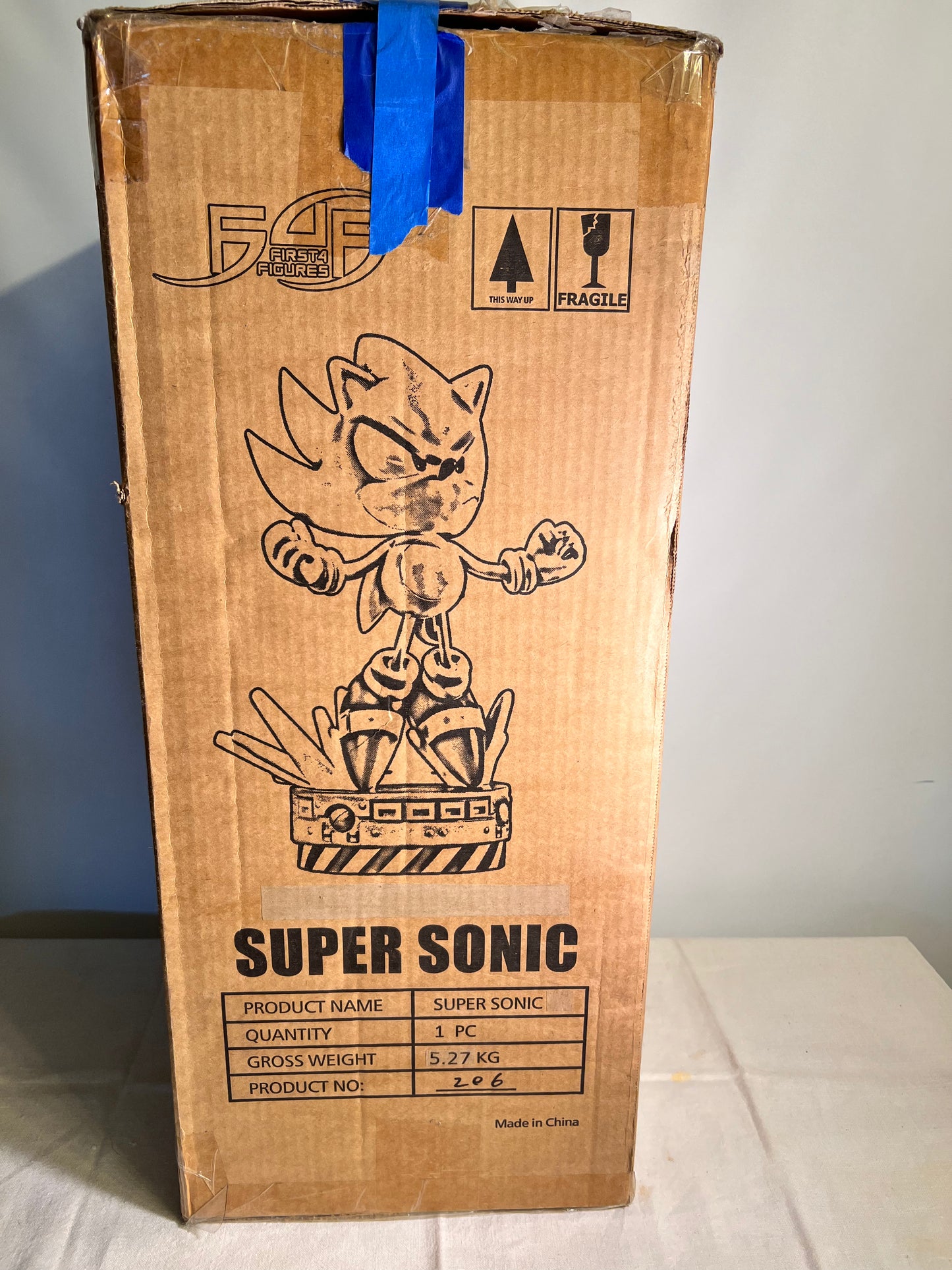 Super Sonic - 15” First 4 figure-limited edition #206