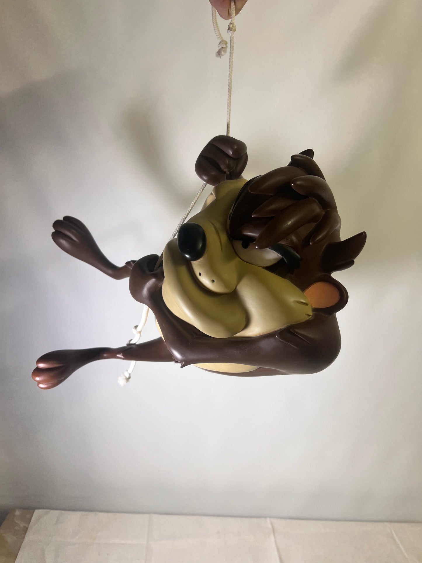 Taz -Hanging - 14” statue - 2000- Warner Brothers - Looney Tunes