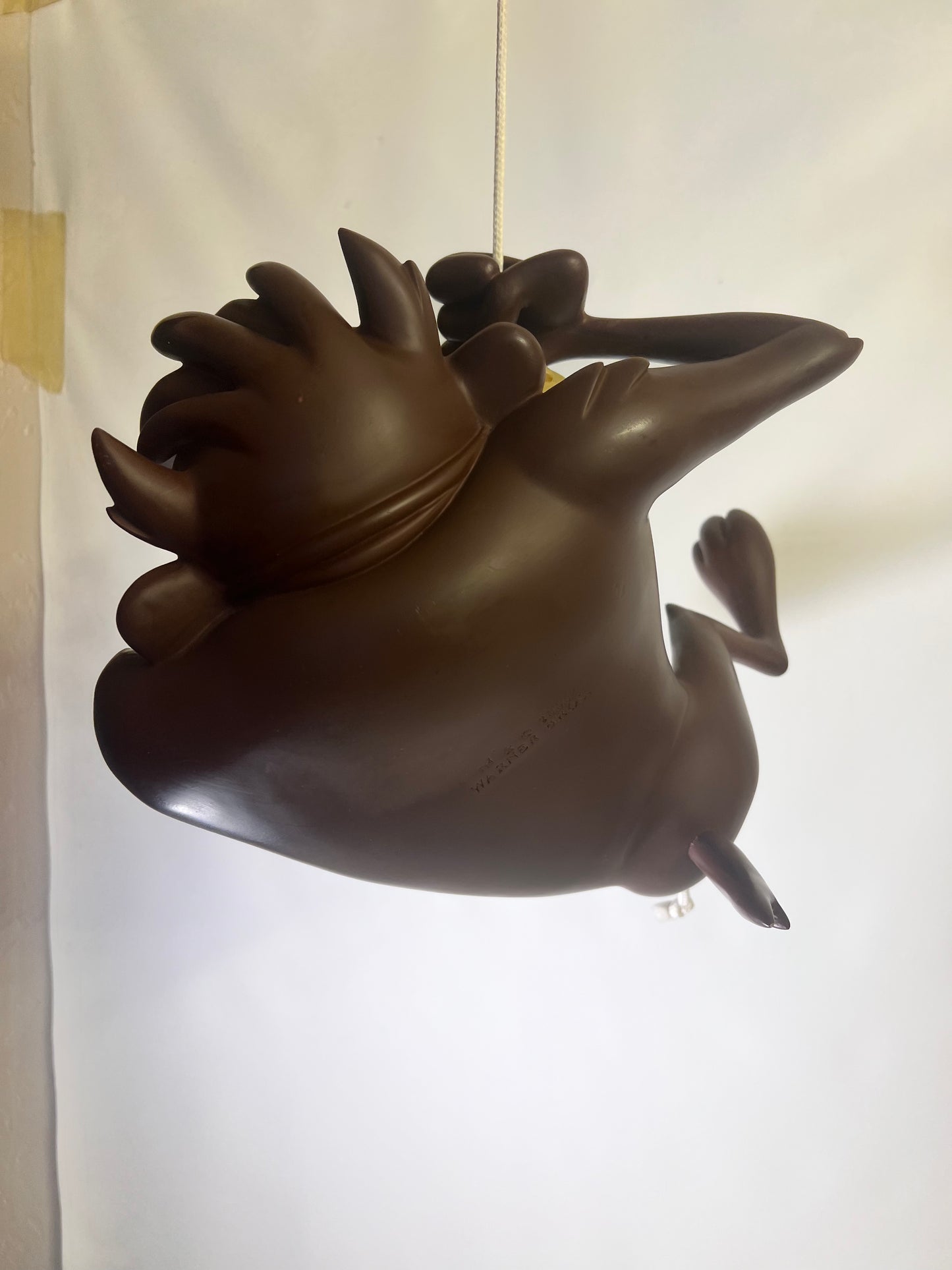 Taz -Hanging - 14” statue - 2000- Warner Brothers - Looney Tunes