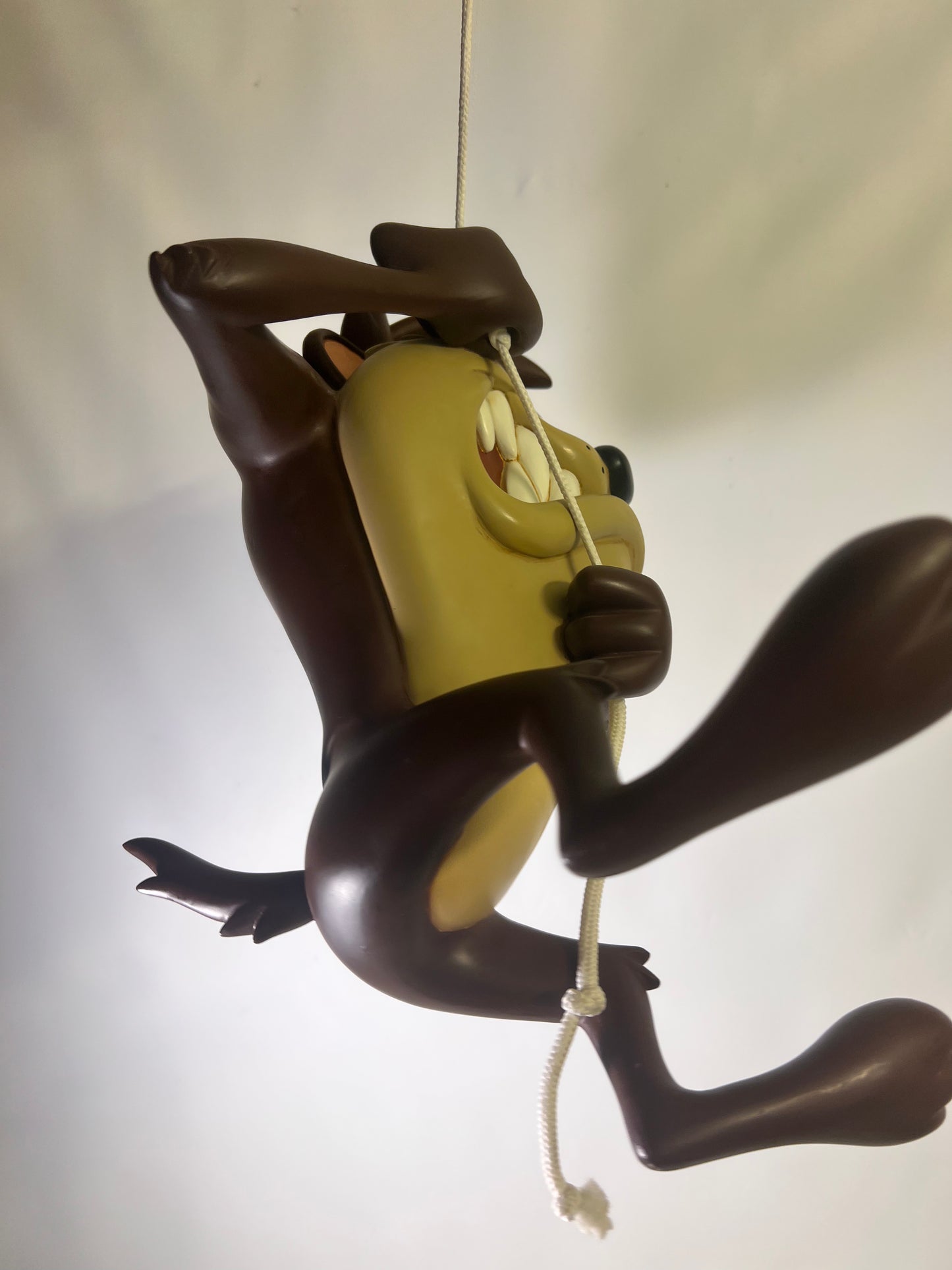 Taz -Hanging - 14” statue - 2000- Warner Brothers - Looney Tunes