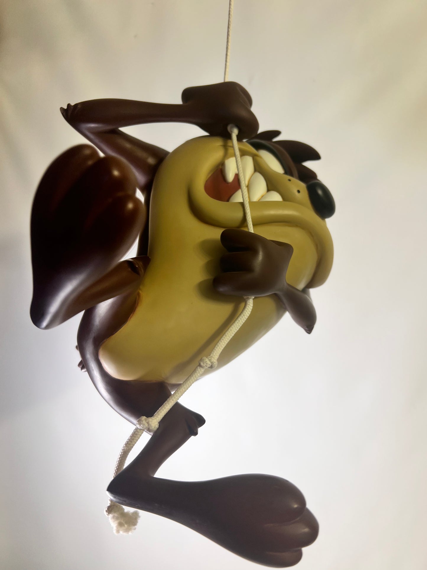 Taz -Hanging - 14” statue - 2000- Warner Brothers - Looney Tunes
