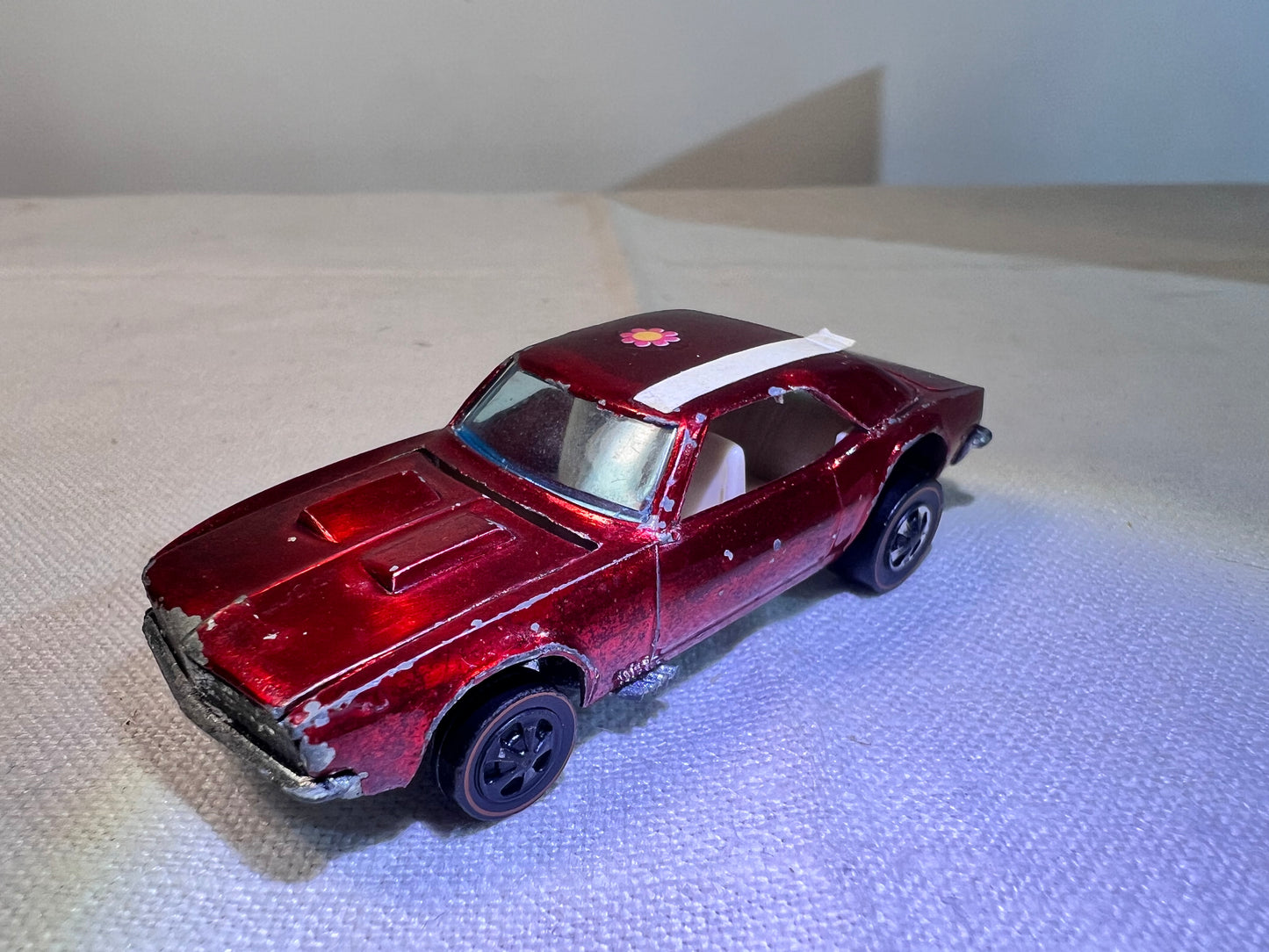 Hot wheels- 1967 - Red line - Custom Camaro - Mattel - US and Foreign- Hong Kong-SUPER RARE