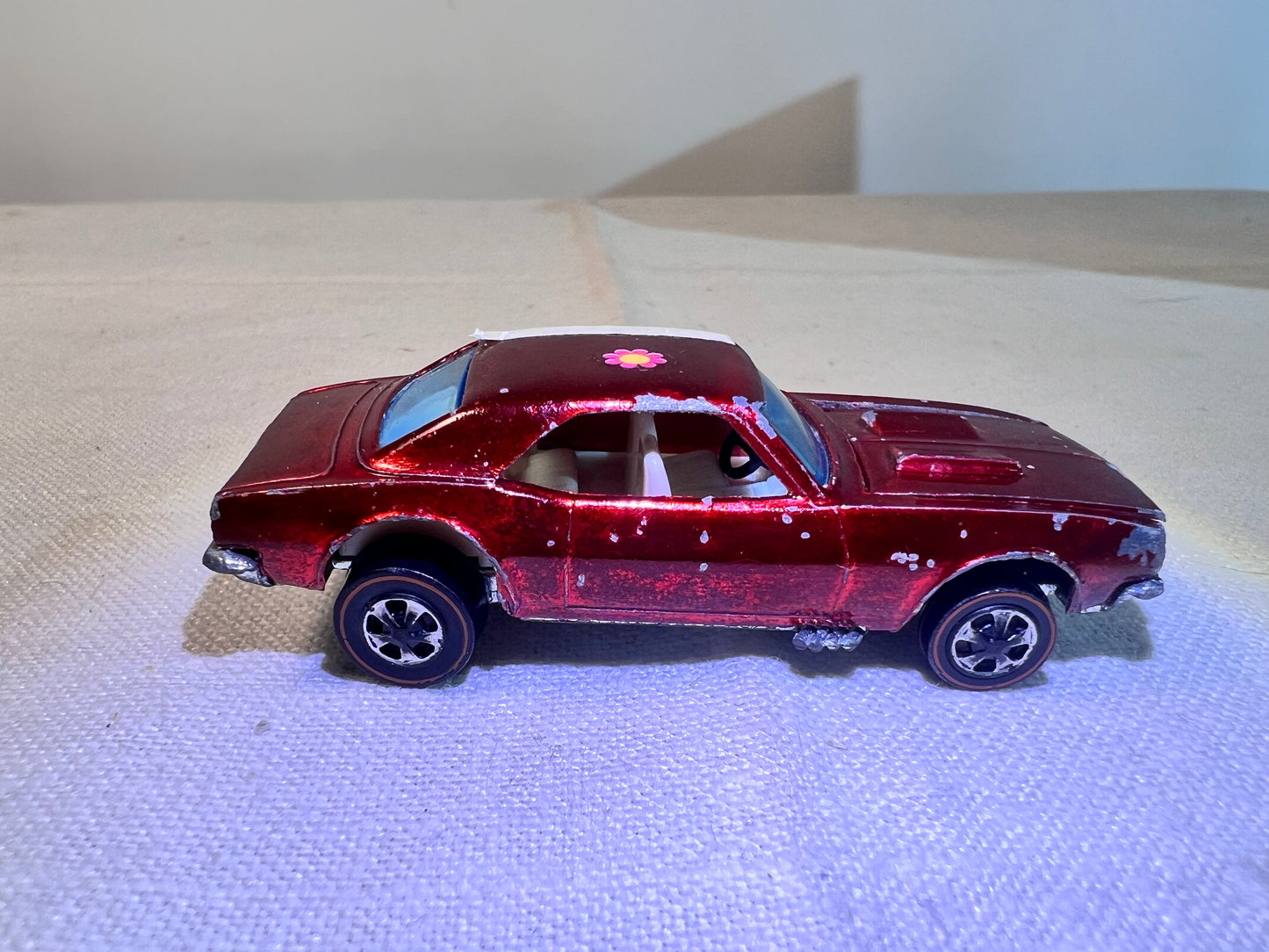 Hot wheels- 1967 - Red line - Custom Camaro - Mattel - US and Foreign- Hong Kong-SUPER RARE