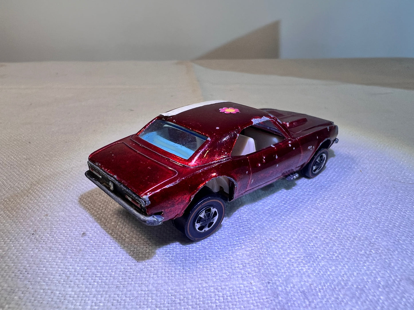 Hot wheels- 1967 - Red line - Custom Camaro - Mattel - US and Foreign- Hong Kong-SUPER RARE
