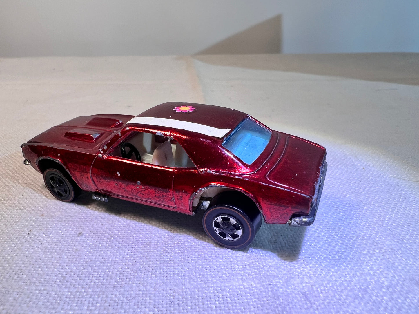 Hot wheels- 1967 - Red line - Custom Camaro - Mattel - US and Foreign- Hong Kong-SUPER RARE