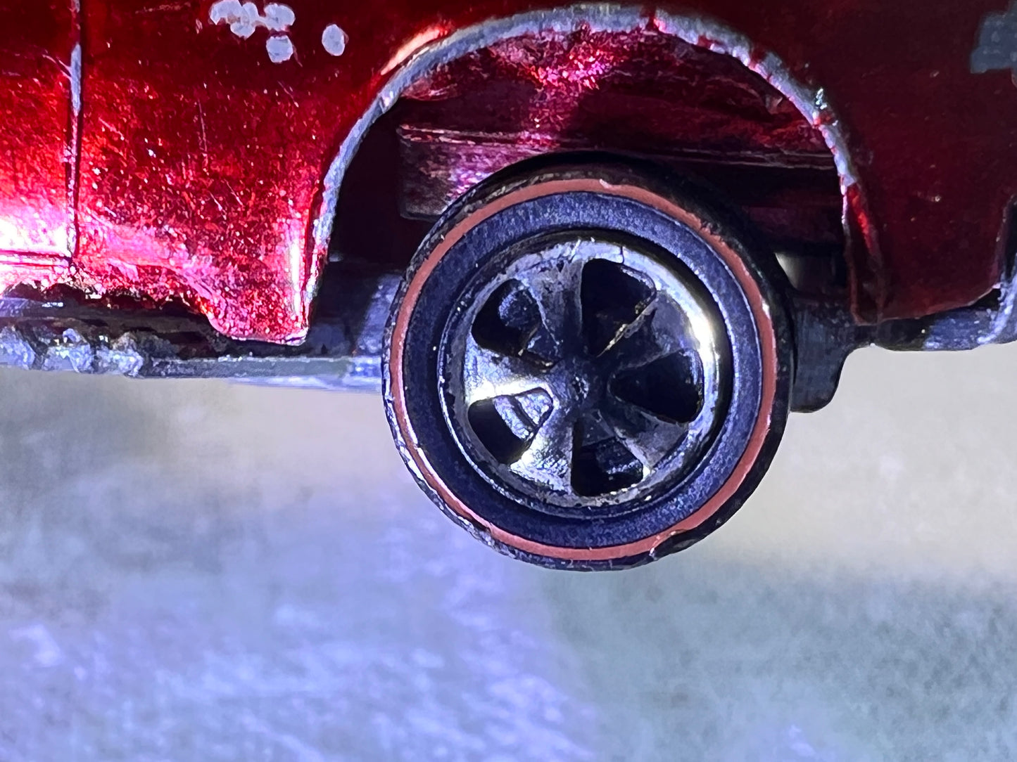 Hot wheels- 1967 - Red line - Custom Camaro - Mattel - US and Foreign- Hong Kong-SUPER RARE