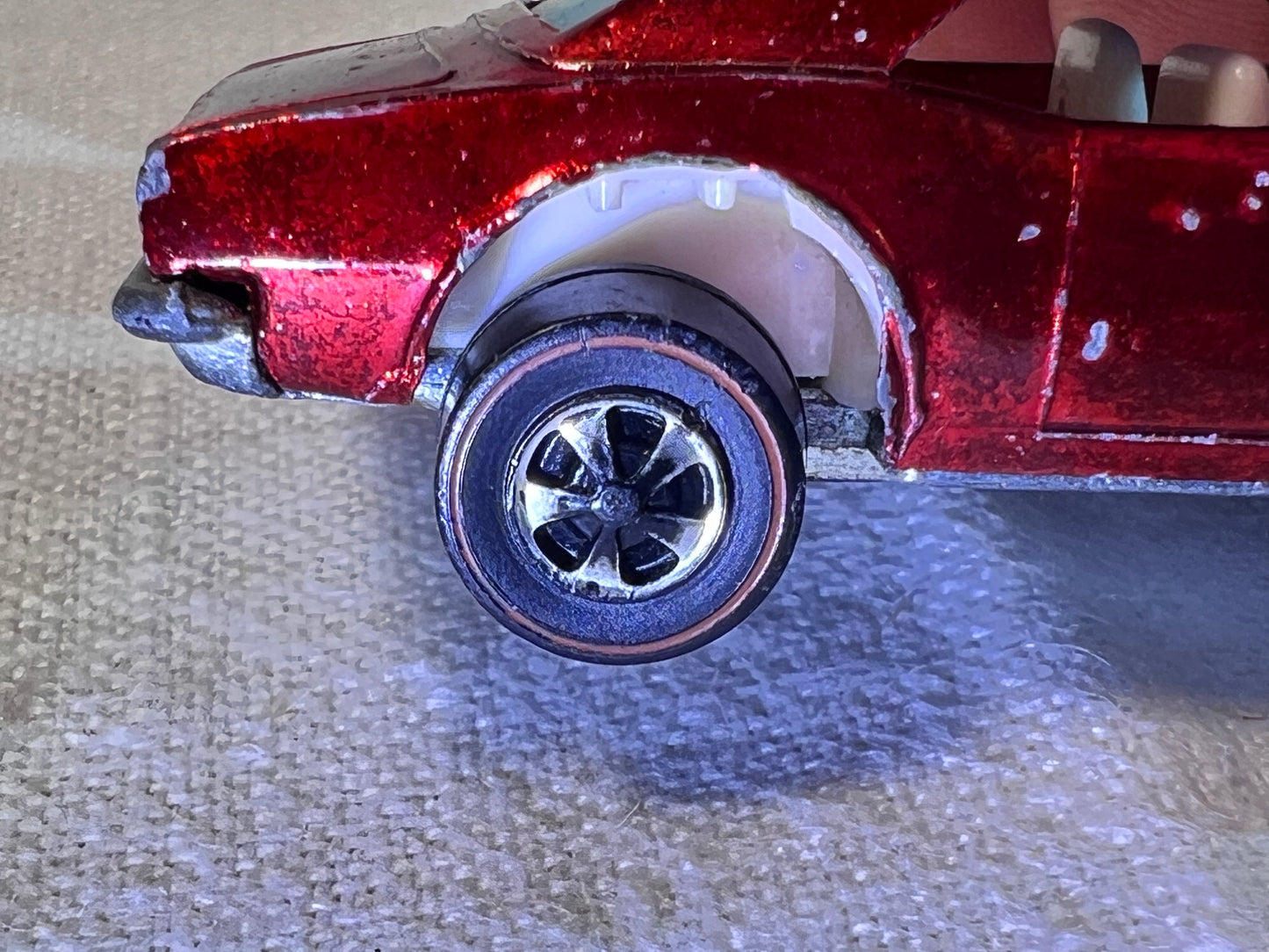 Hot wheels- 1967 - Red line - Custom Camaro - Mattel - US and Foreign- Hong Kong-SUPER RARE