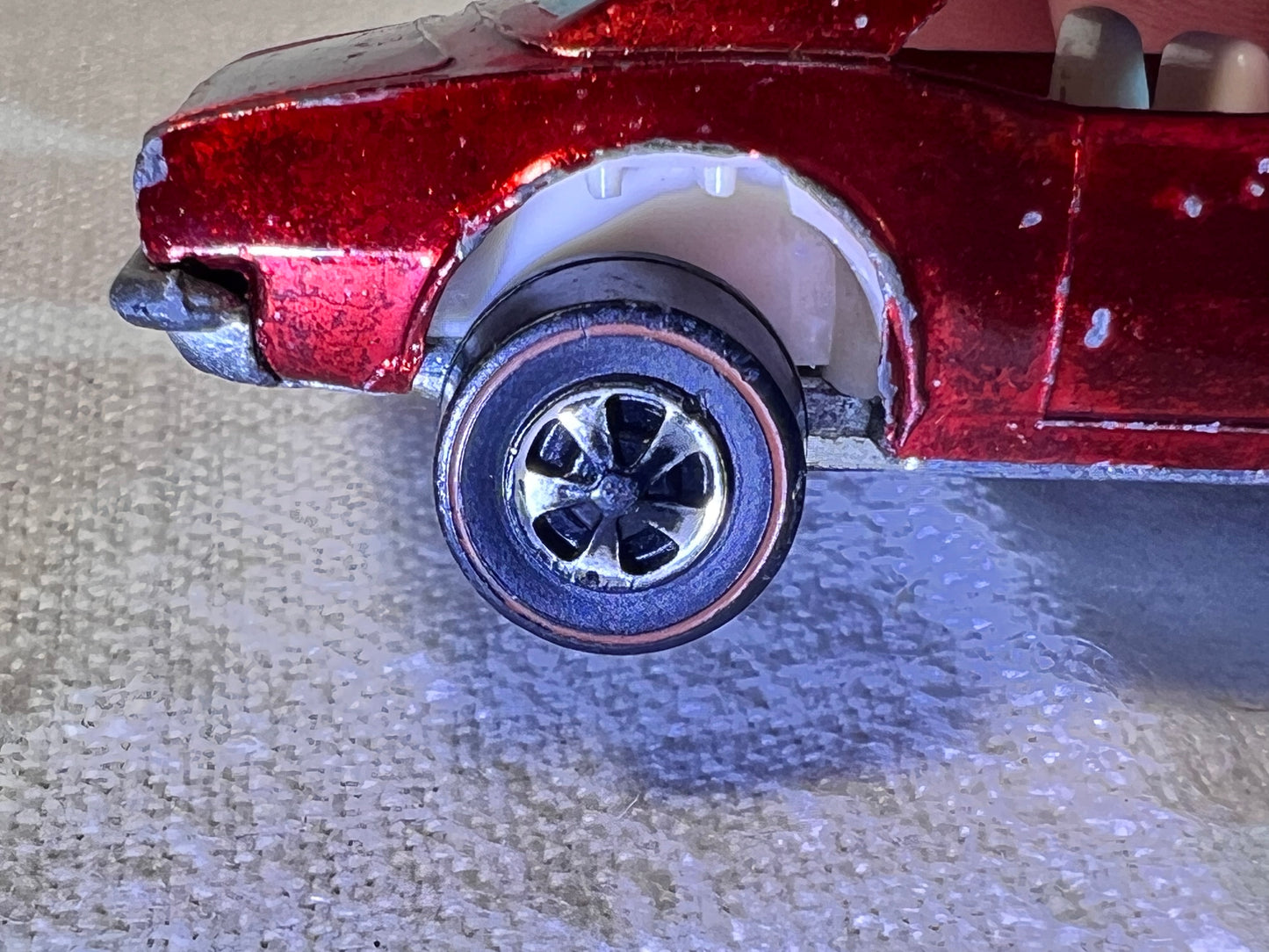 Hot wheels- 1967 - Red line - Custom Camaro - Mattel - US and Foreign- Hong Kong-SUPER RARE