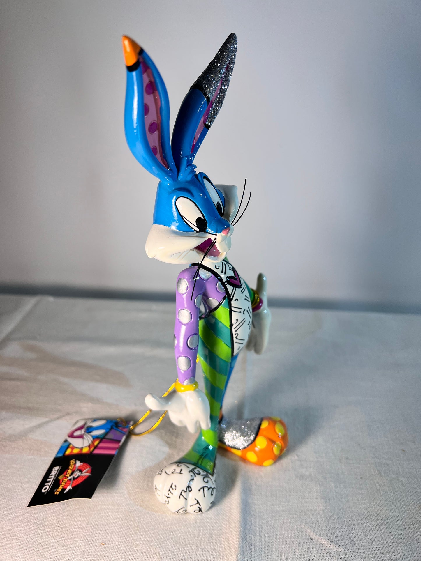 Bugs Bunny -8 1/2” figurine- Britto - looney Tunes- Warner Brothers- item # 4052542