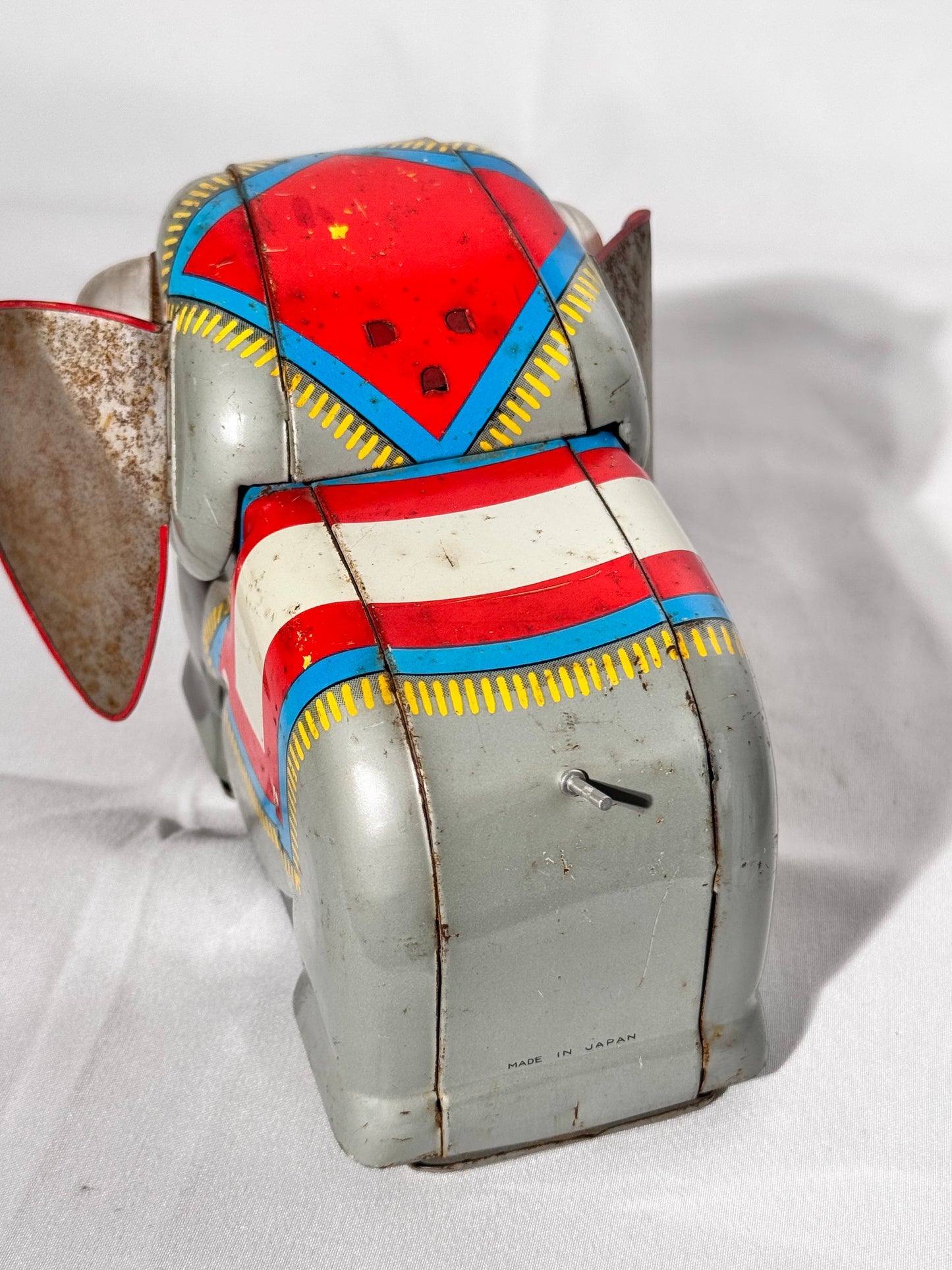 Vintage tin litho toy elephant, 195os - 1960s