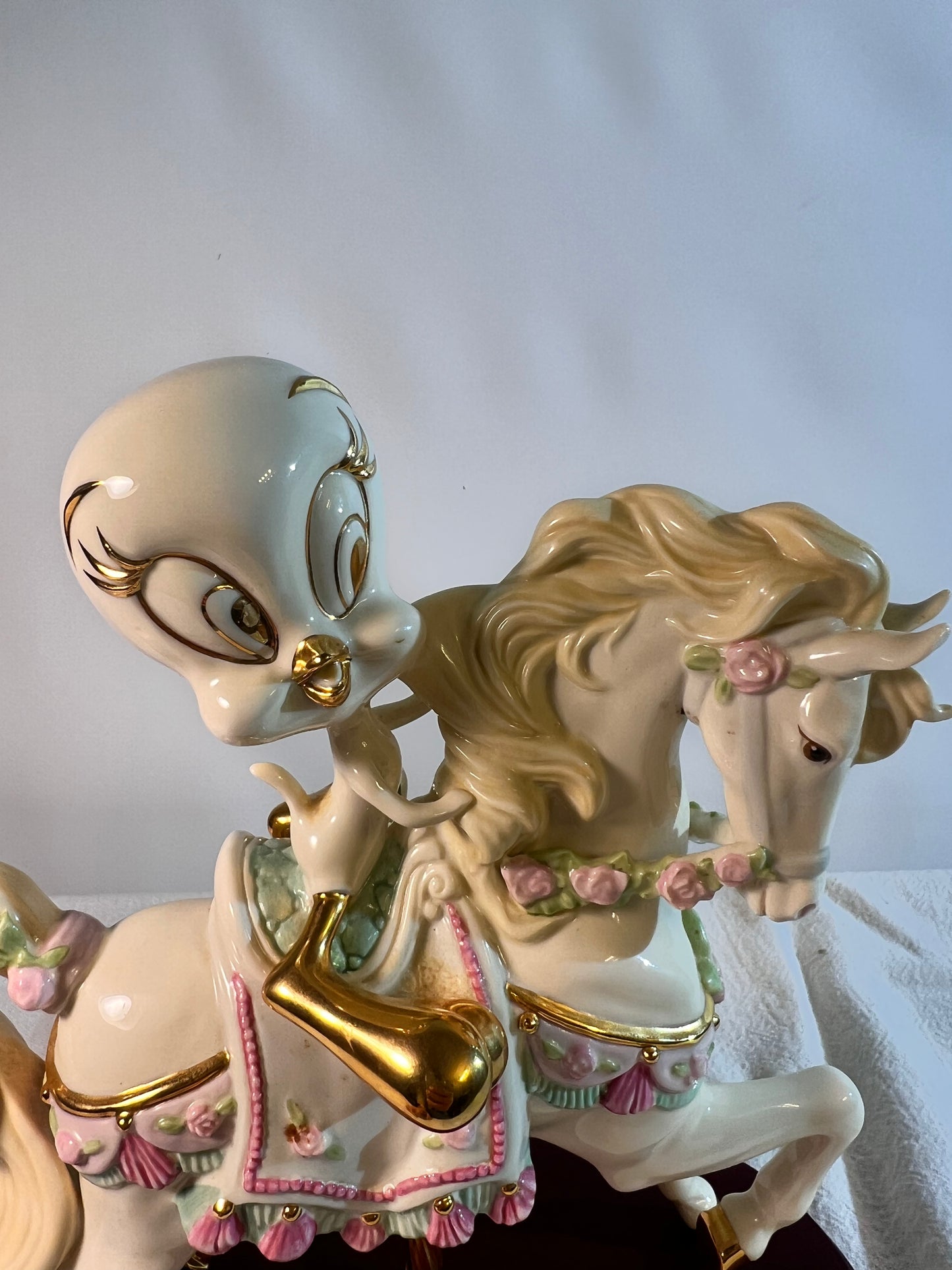 Tweety Carousel Ride - 9” figurine - Lennox -Looney Tunes