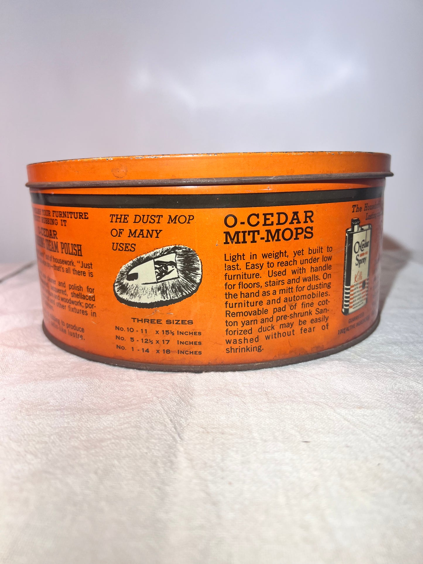 Antique- 8” Tin- O-Cedar Mop- Ace 03