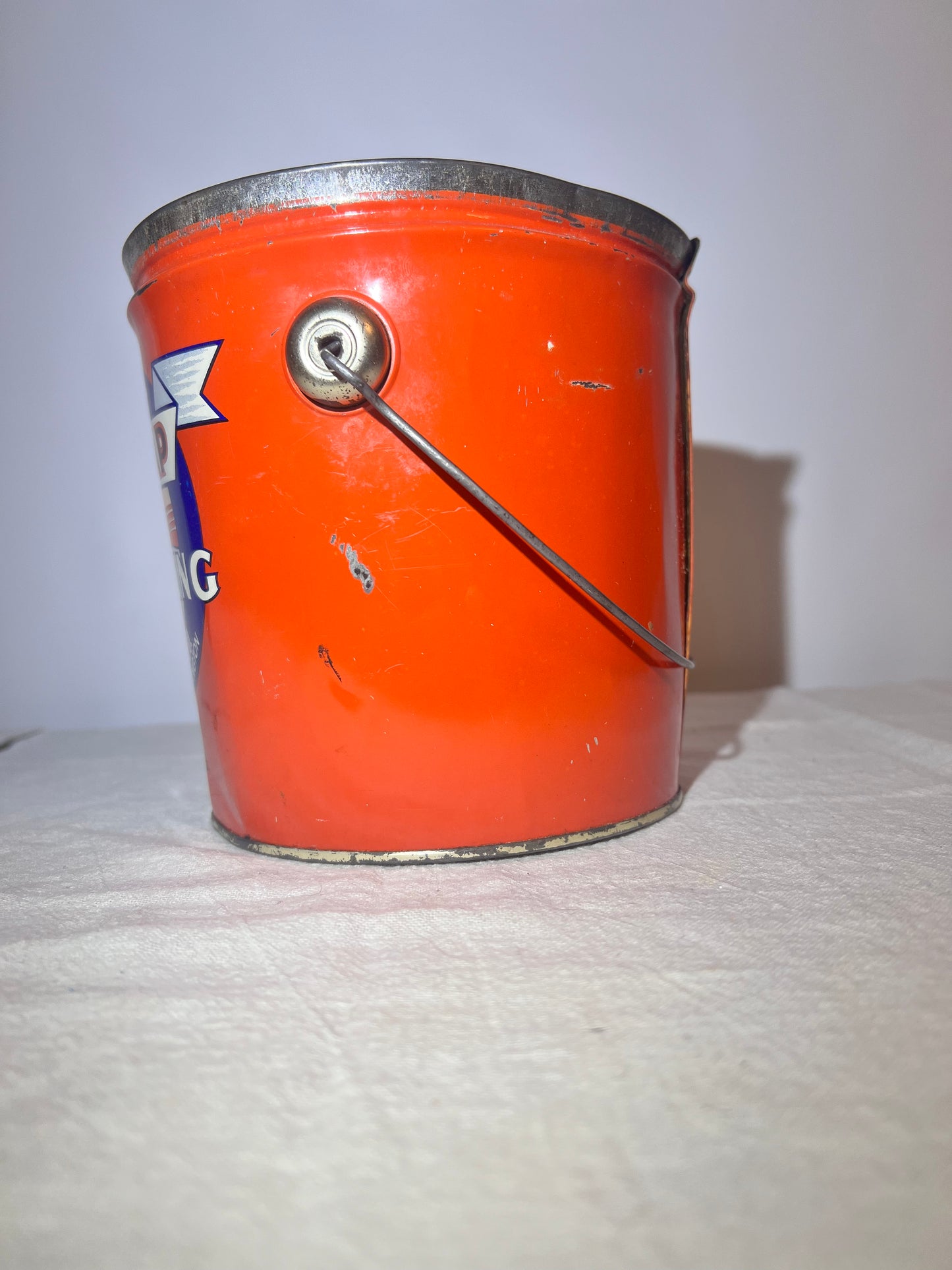 Antique Tin - 6” tall - Carstens - Snow Cap - Shortening -Ace 31