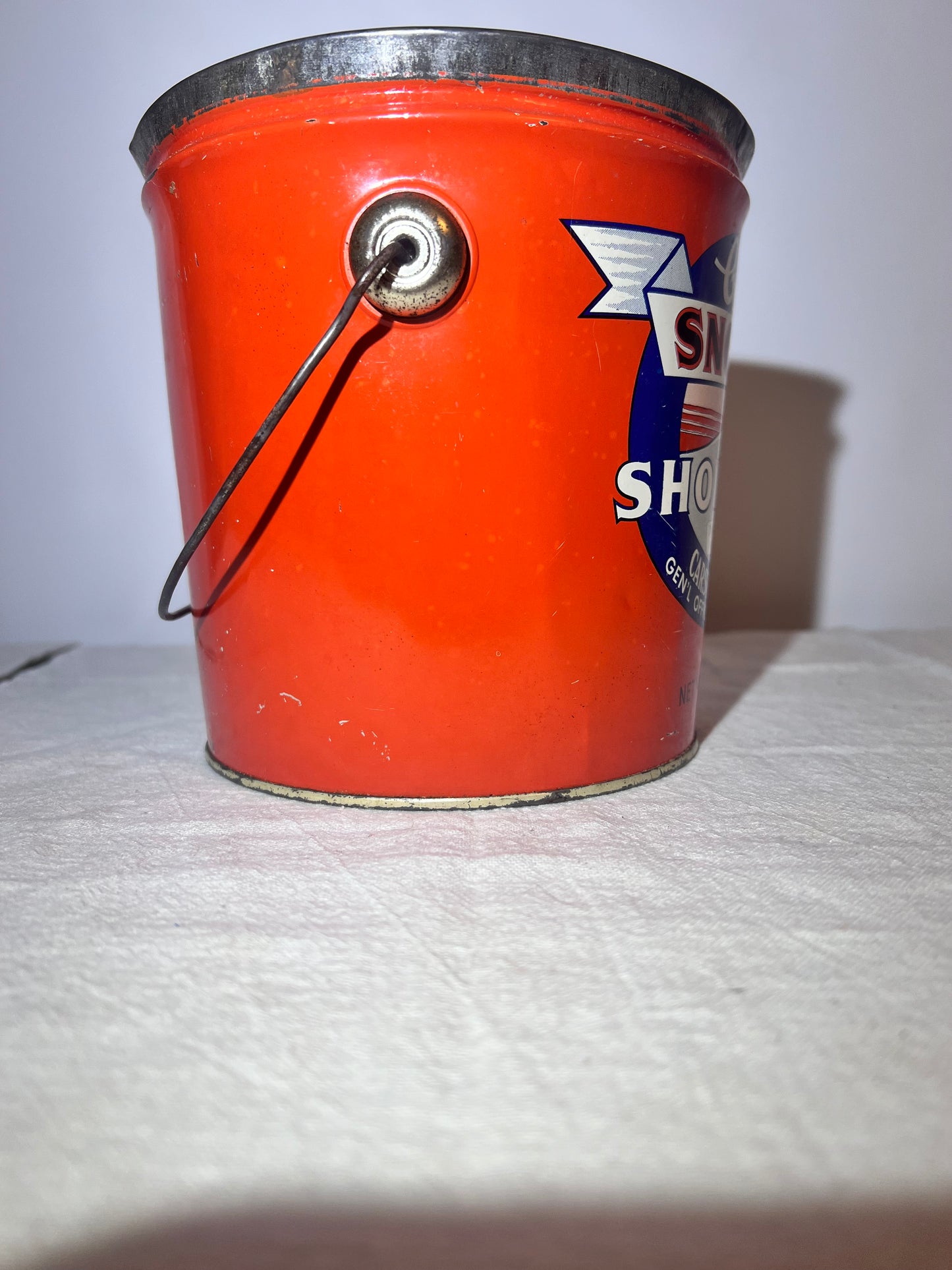 Antique Tin - 6” tall - Carstens - Snow Cap - Shortening -Ace 31