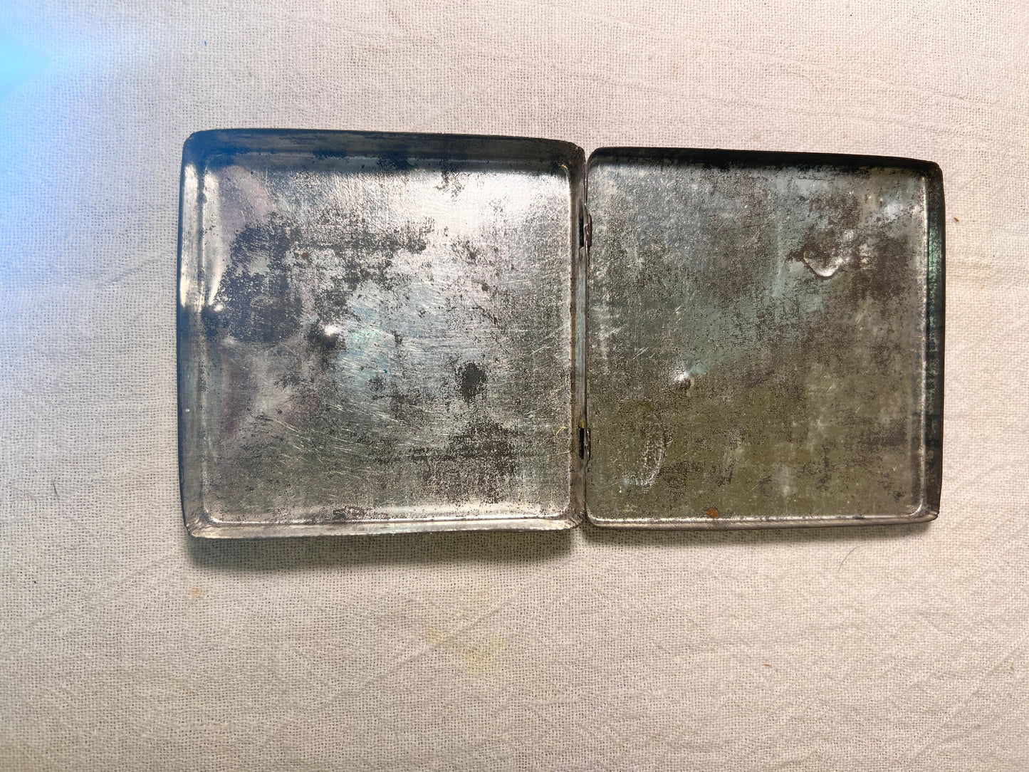 Piper Heidsieck - Chewing Tobacco Tin - antique tin - Champagne Flavor- empty- 3”x 3” x 1/2”