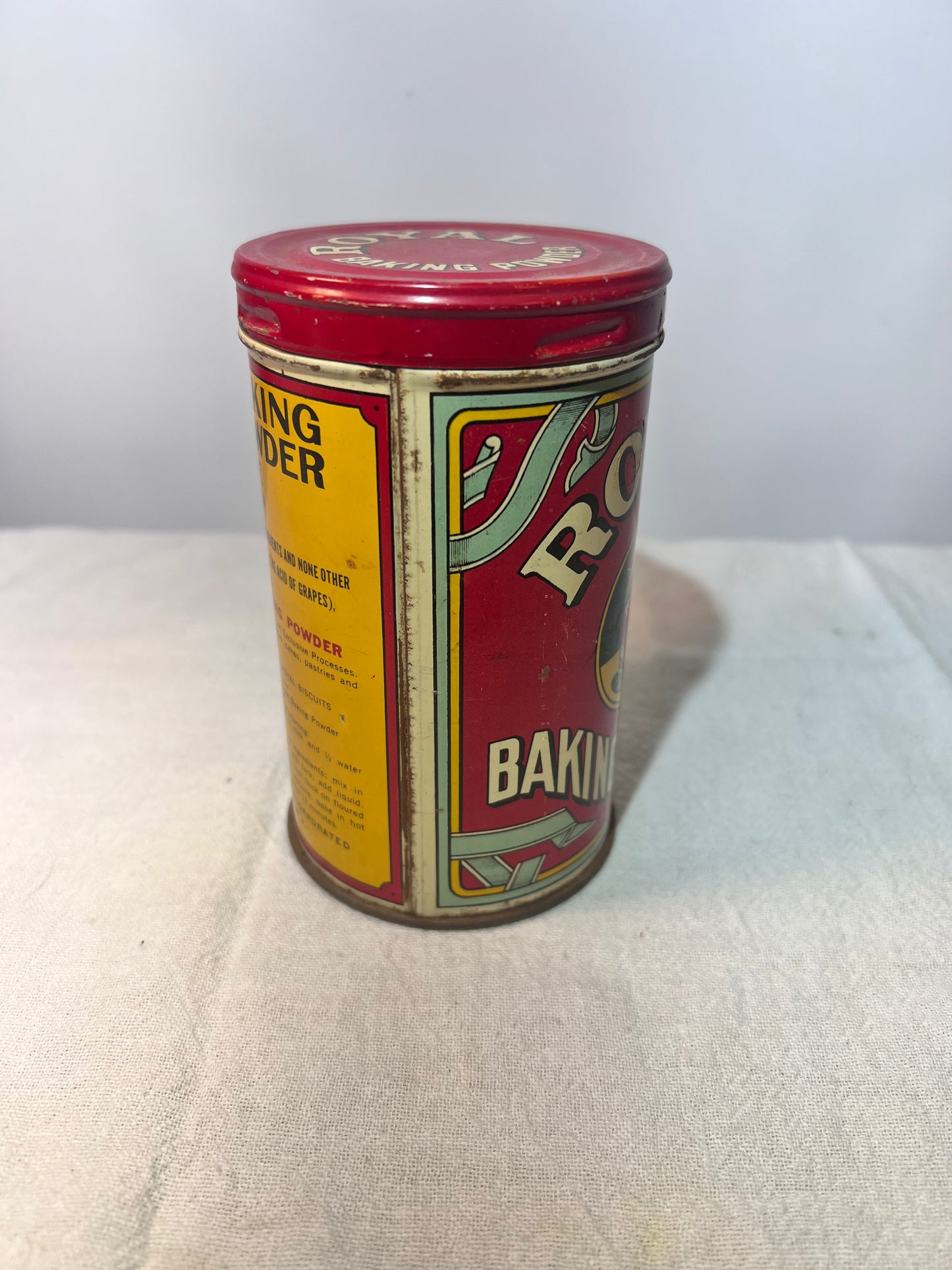 Royal - Baking Powder (empty) - antique 5” tall Tin