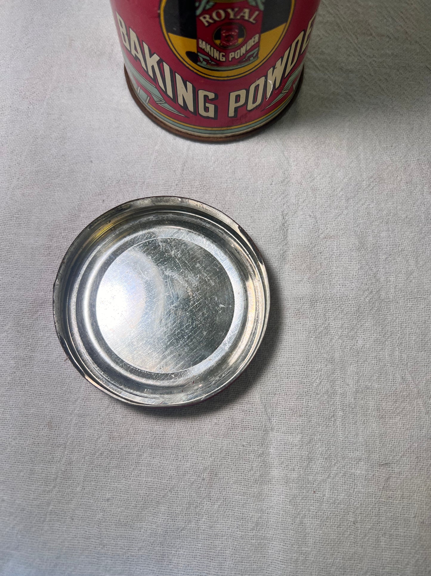 Royal - Baking Powder (empty) - antique 5” tall Tin