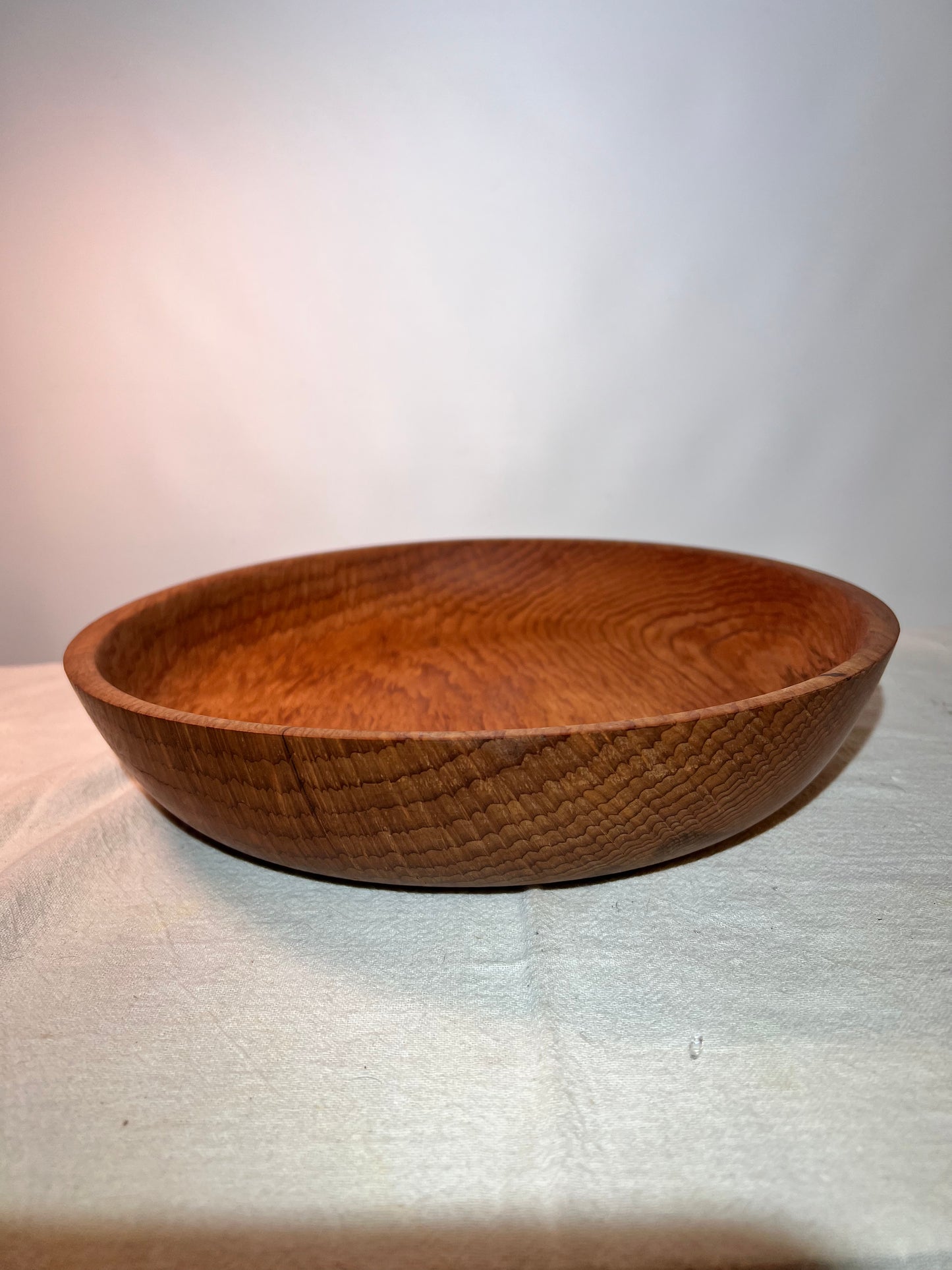 Jed Smith - Redwood -11 1/2” Serving Bowl - Northern California Coast- hand crafted- these bowls are made out of 100 redwoods by Jed Smith Redwood Burl Co. Located on Hwy 199. - one of a kind