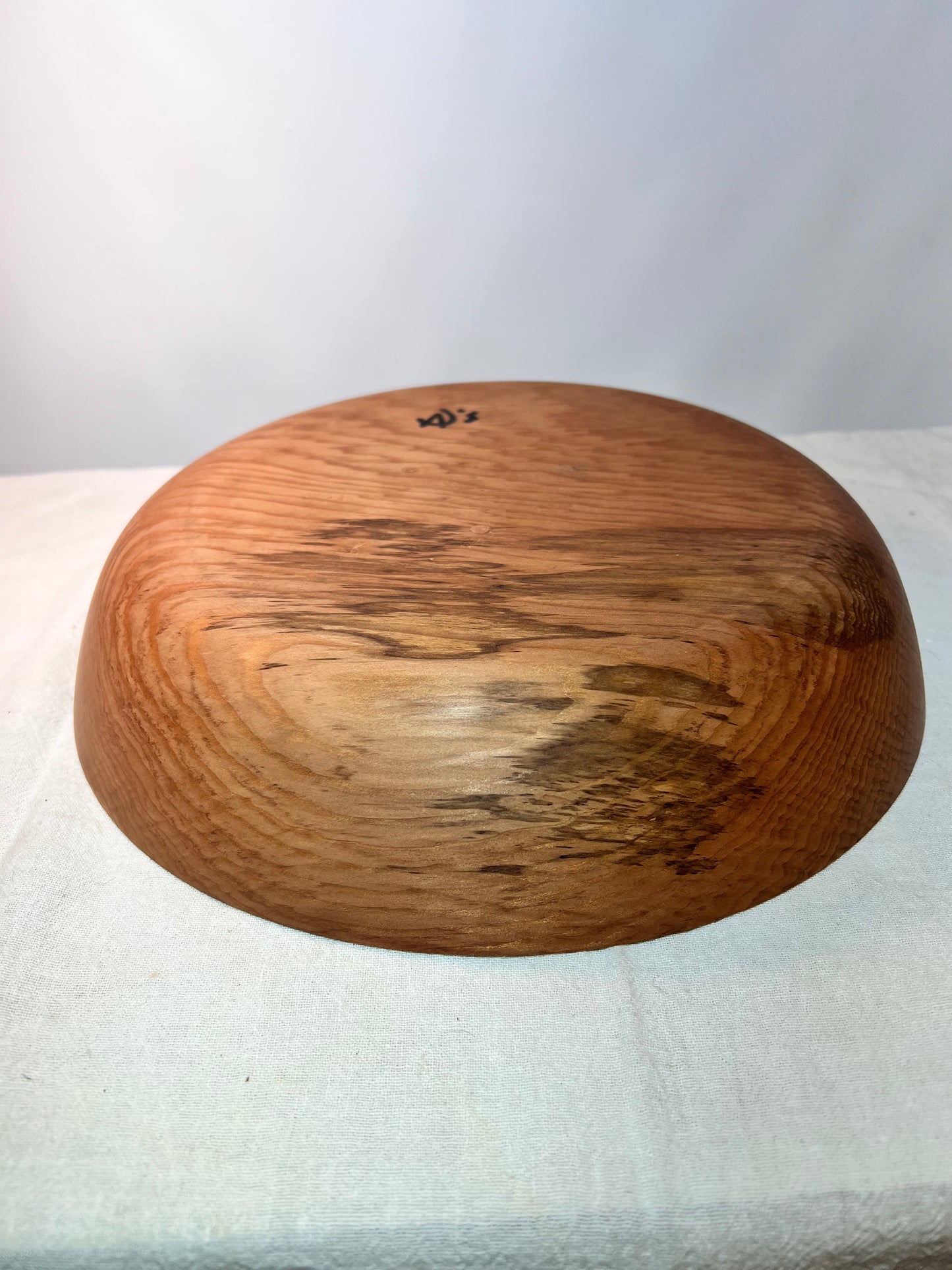 Jed Smith - Redwood -11 1/2” Serving Bowl - Northern California Coast- hand crafted- these bowls are made out of 100 redwoods by Jed Smith Redwood Burl Co. Located on Hwy 199. - one of a kind